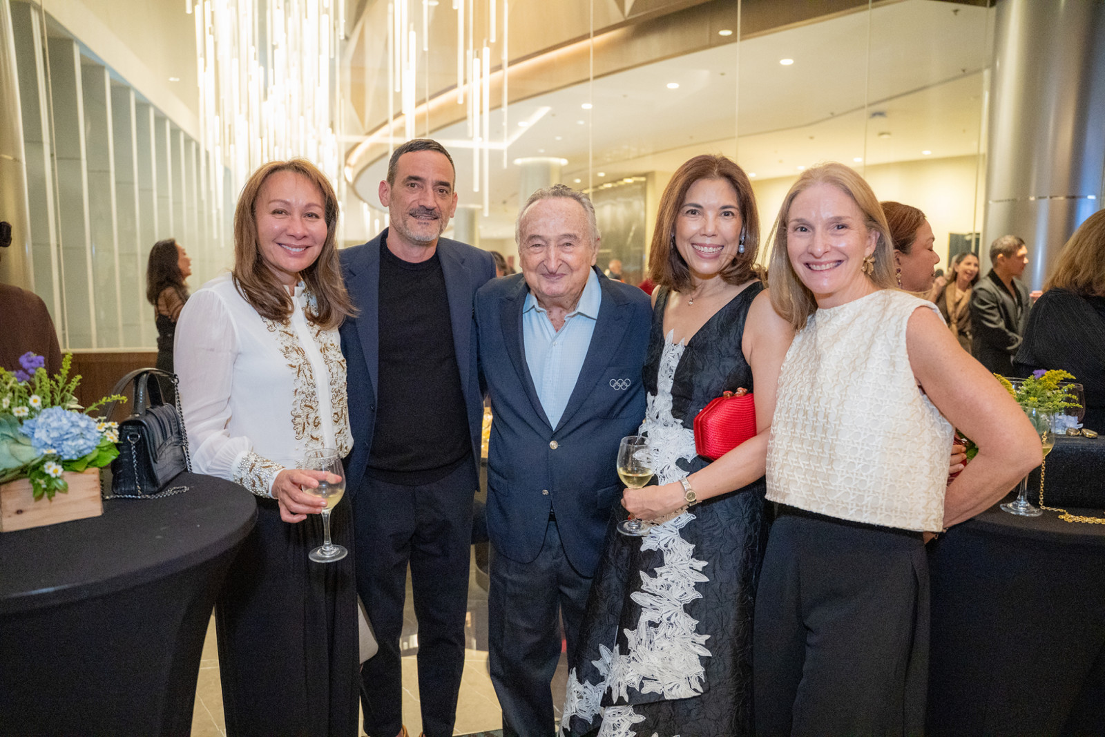 Becca Dosch, Iñigo Elizalde, Francisco “Paco” Elizalde, Marilen Elizalde and Cristina Davila