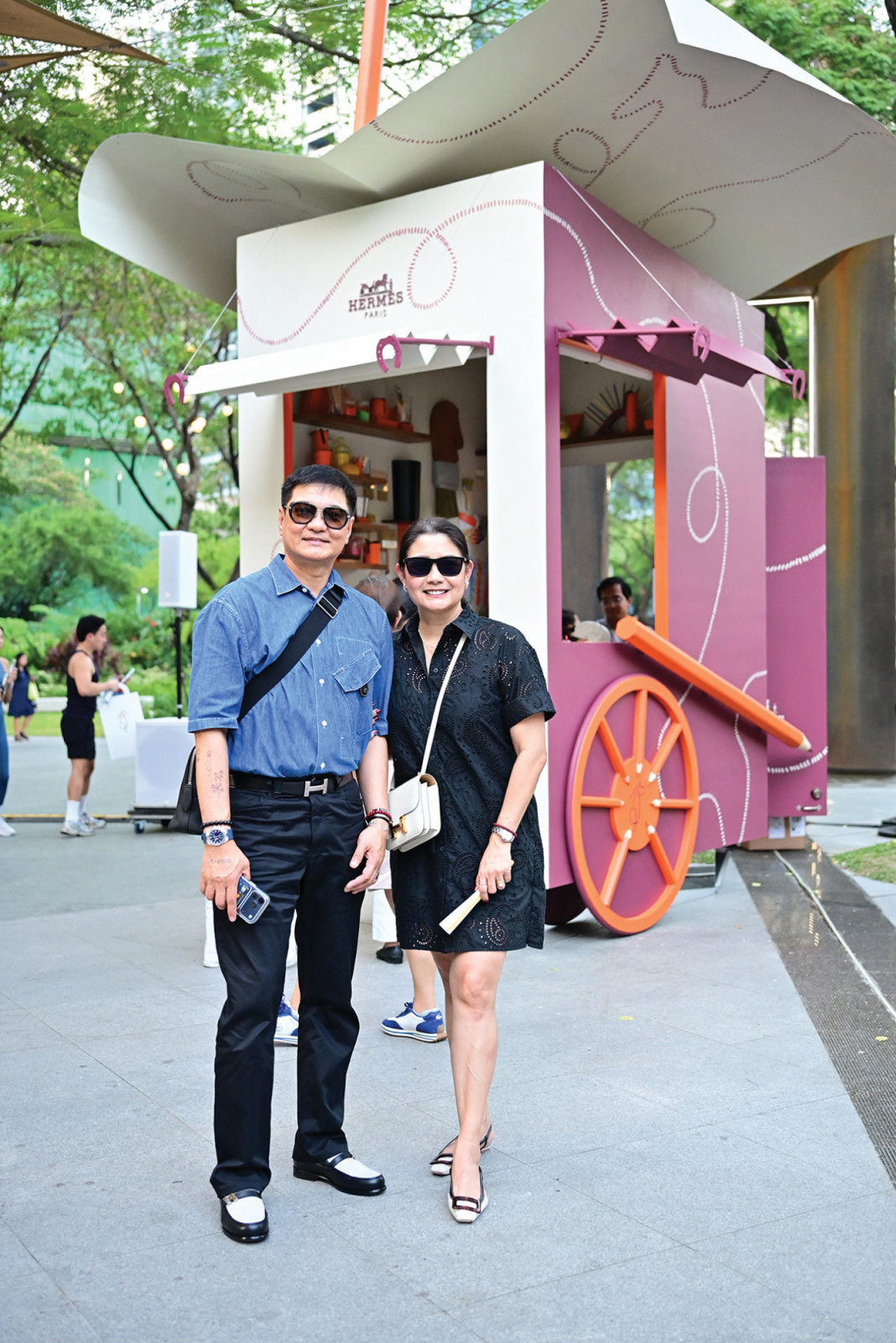 Dr Earl Chua and Frannie Abad