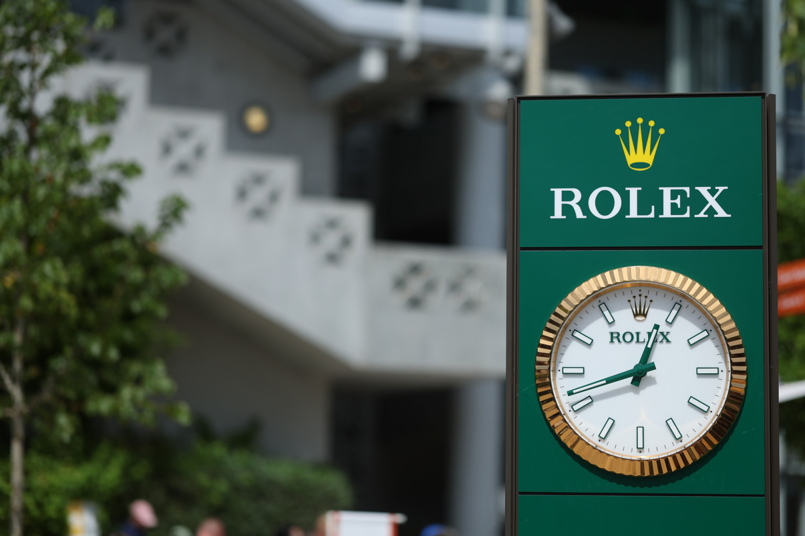 Rolex clock on day five at Roland-Garros