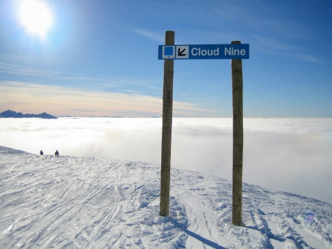 Taken at the top of the 'Cloud Nine' run at Treble Cone Ski resort, New Zealand (Photo: Jodie Griggs / Getty Images)