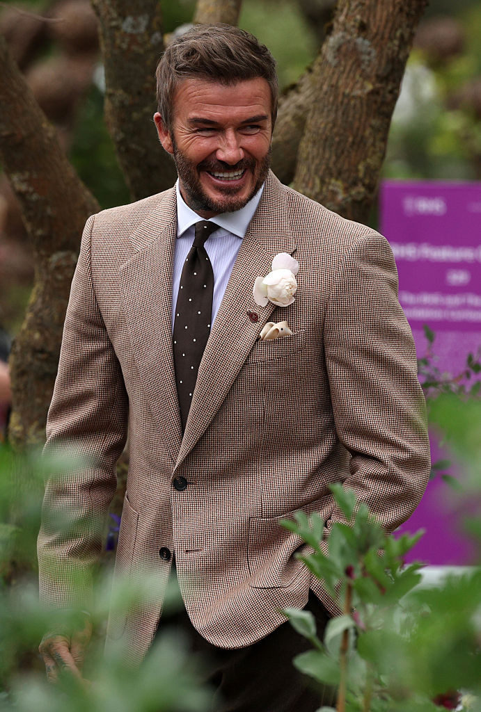 Sir David Beckham attending the RHS Chelsea Flower Show 2026 (Photo: Getty Images)