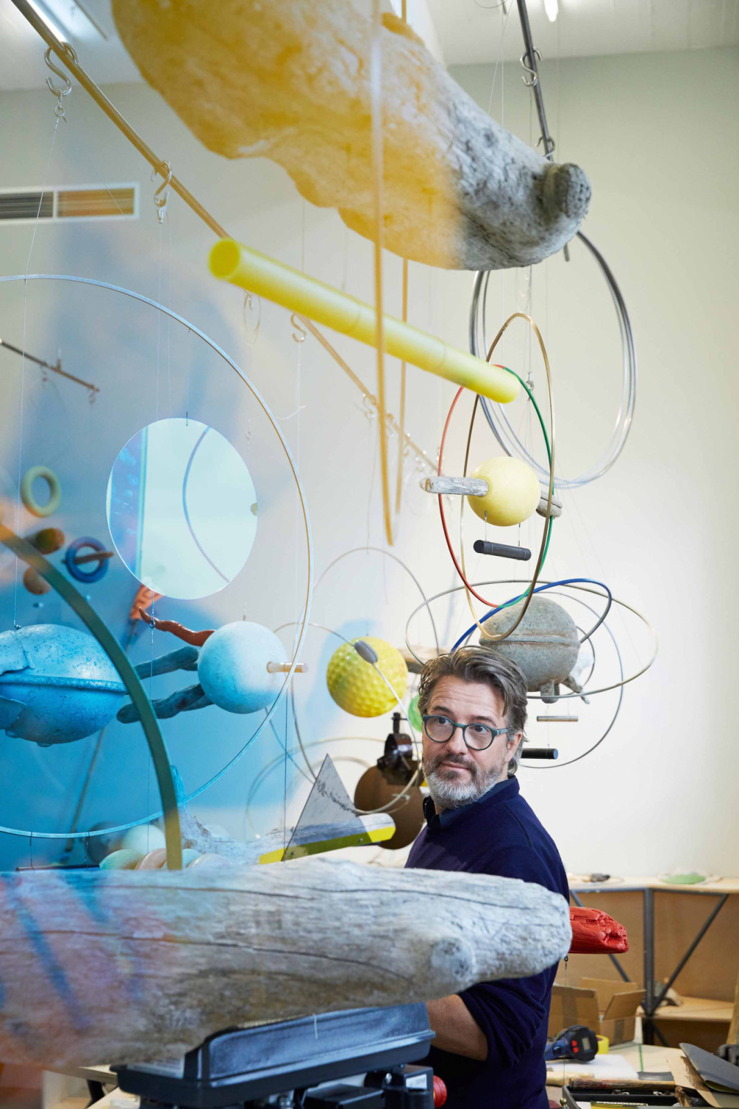 Olafur Eliasson at Marshall House in Reykjavik. (Portrait: Ari Magg)