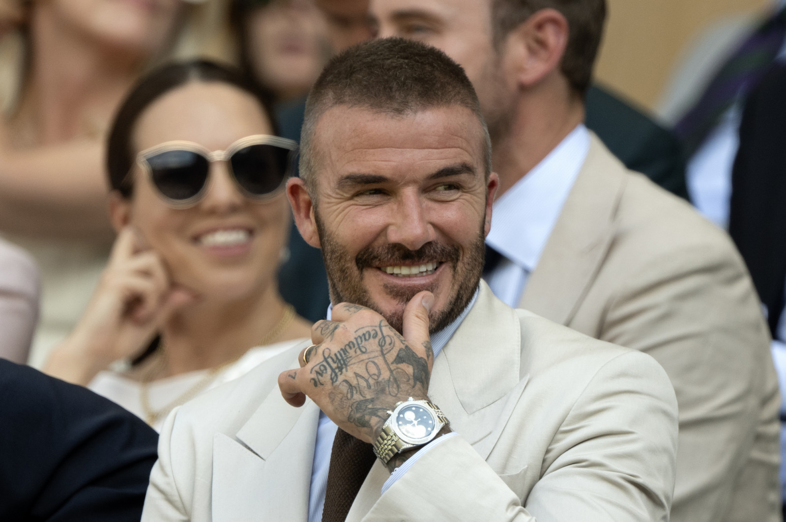 Sir David Beckham at The Championships, Wimbledon 2025. (Photo: Getty Images)