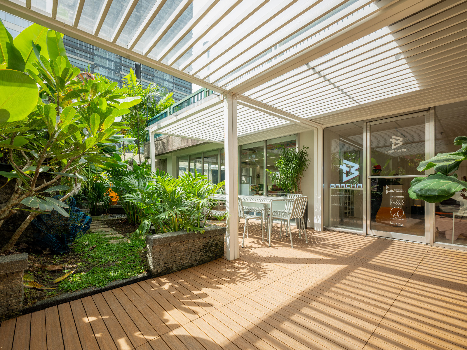 An infusion of greenery in the Barchan + Architecture office in Manila, Philippines
