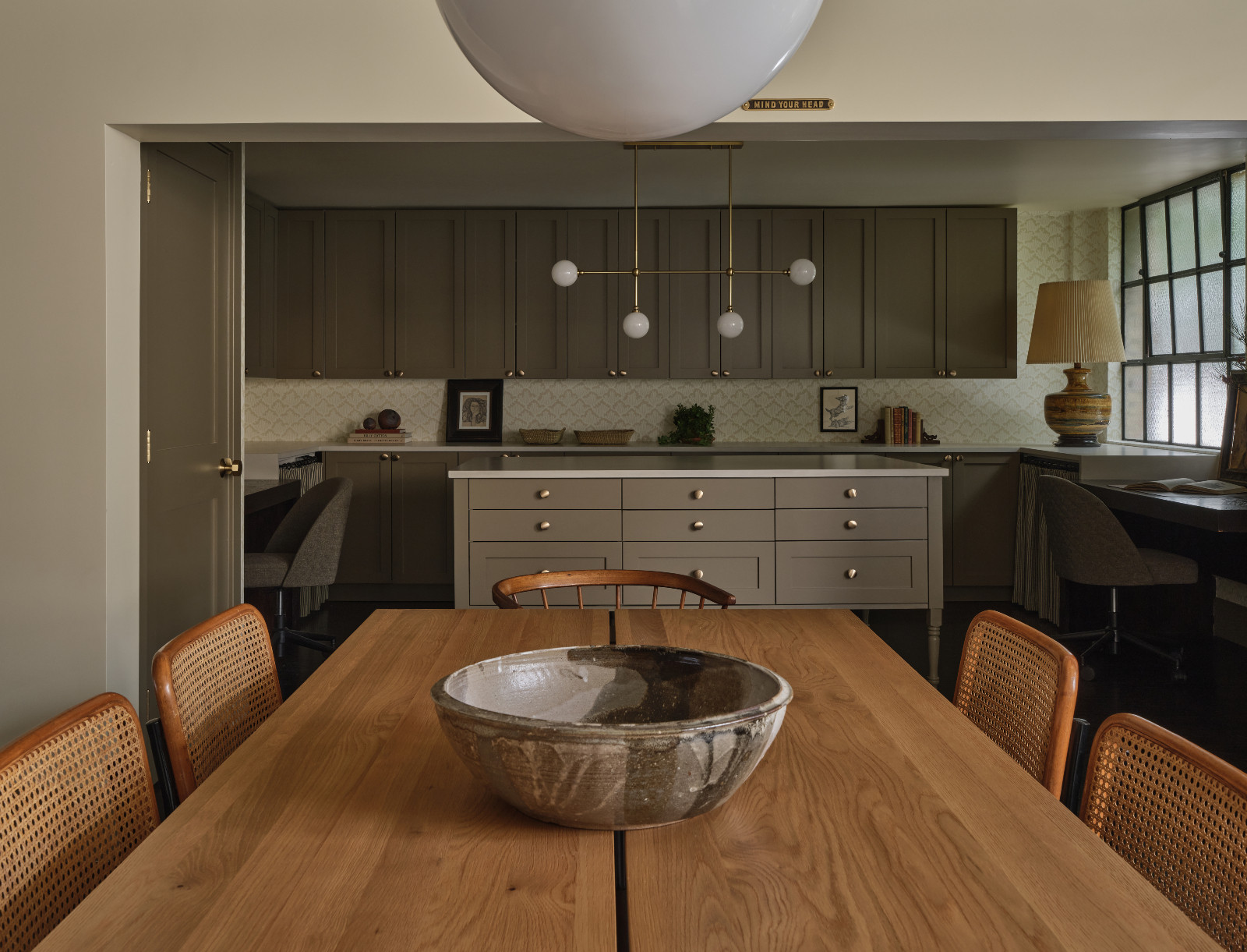 Emphasising natural materials and earth tones in the interior of Studio AXB's office in Pasadena, California