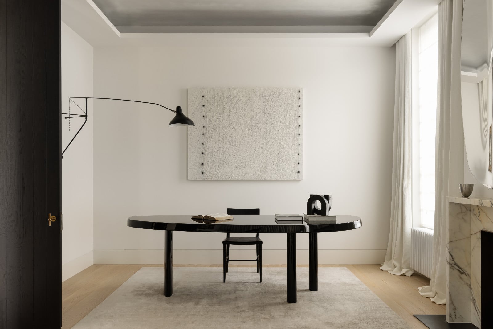 The study of architect Paul Conrad's home in the suburbs of Melbourne, Australia