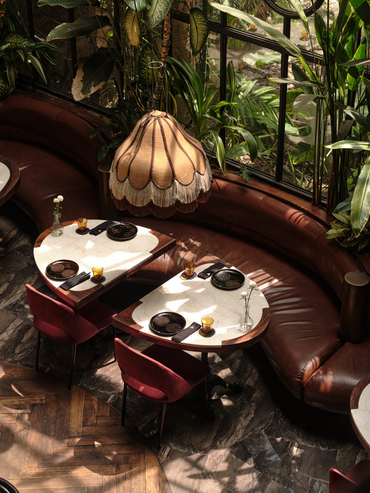 The main dining room at Santanera