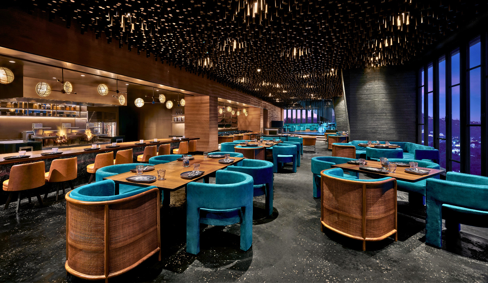 Karbon's main dining room