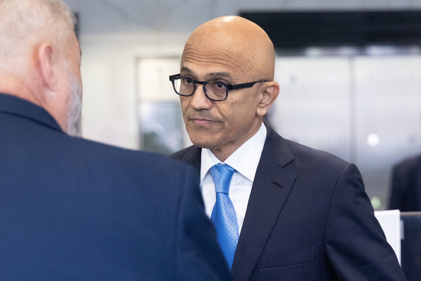 Microsoft CEO Satya Nadella arrives to court in Oakland, California. Nadella testified in the trial of OpenAI and its CEO, Sam Altman. (Photo: Getty Images)
