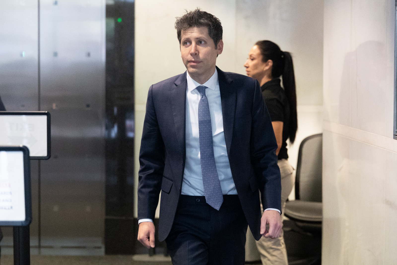 OpenAI CEO Sam Altman arrives to court in Oakland, California. (Photo: Getty Images)