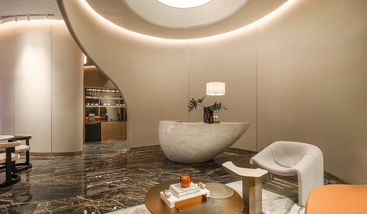 Inside the Megaworld Luxe Collection Lounge in Uptown Bonifacio