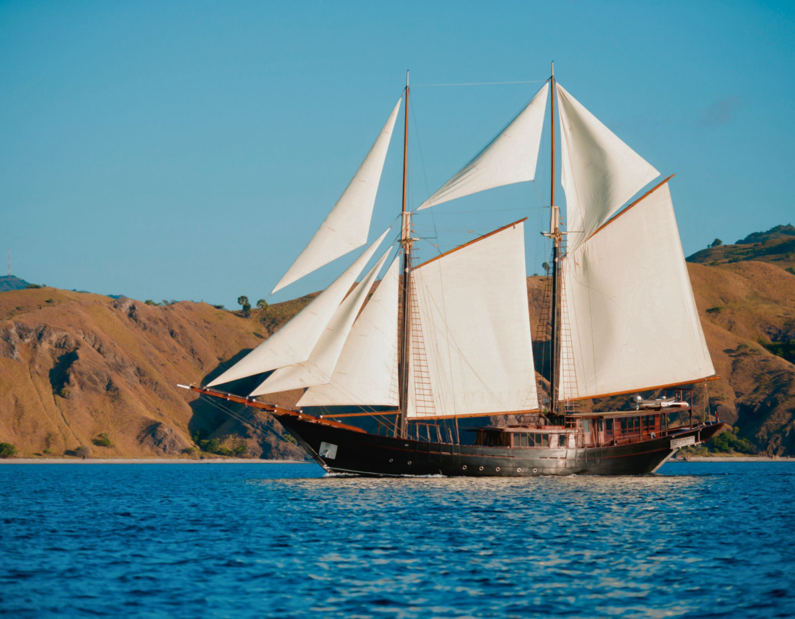 Luxury phinisi you can charter to explore the Indonesian archipelago