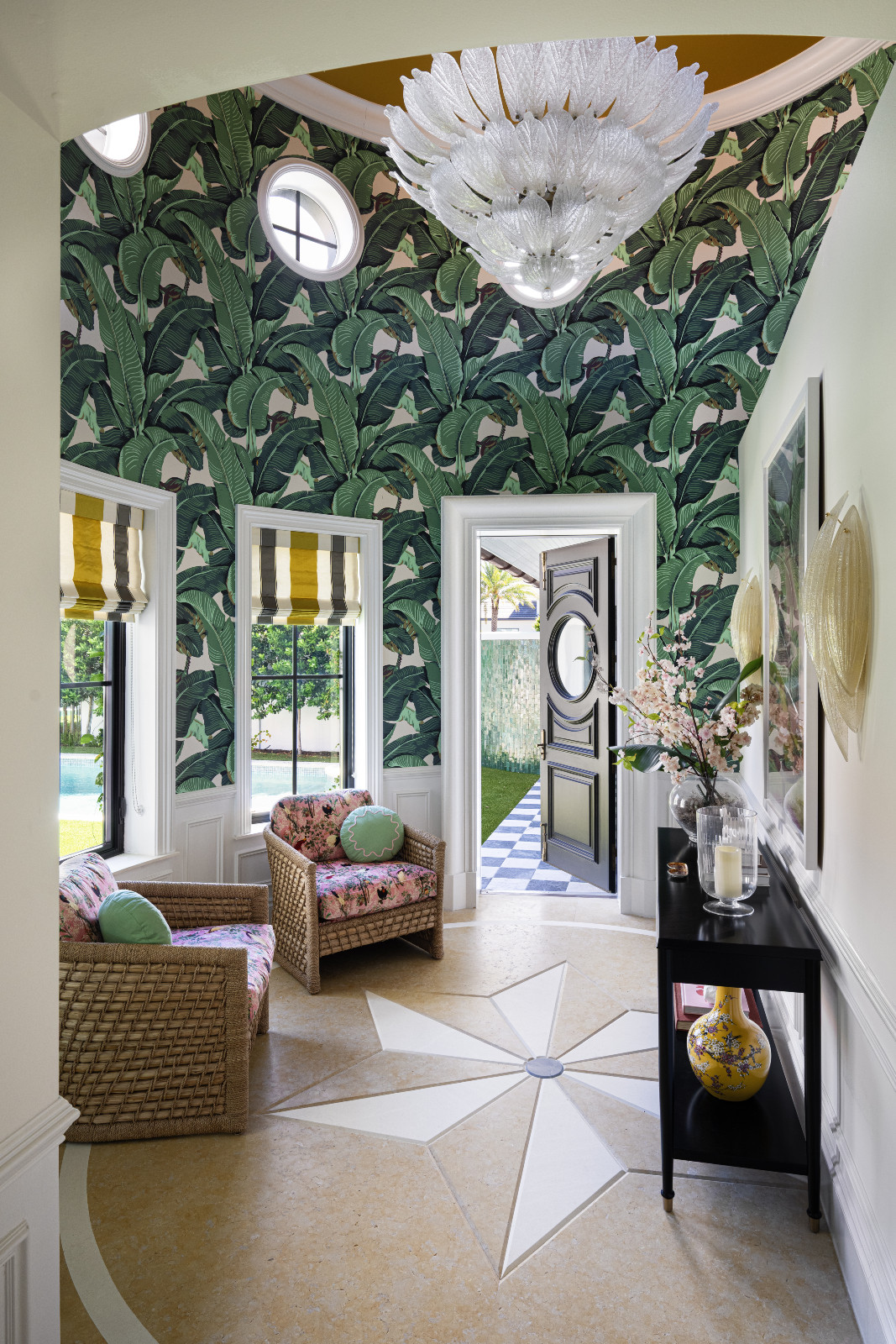 A seamless connection to the outdoors in a maximalist, eclectic Florida home designed by Mr Alex Tate