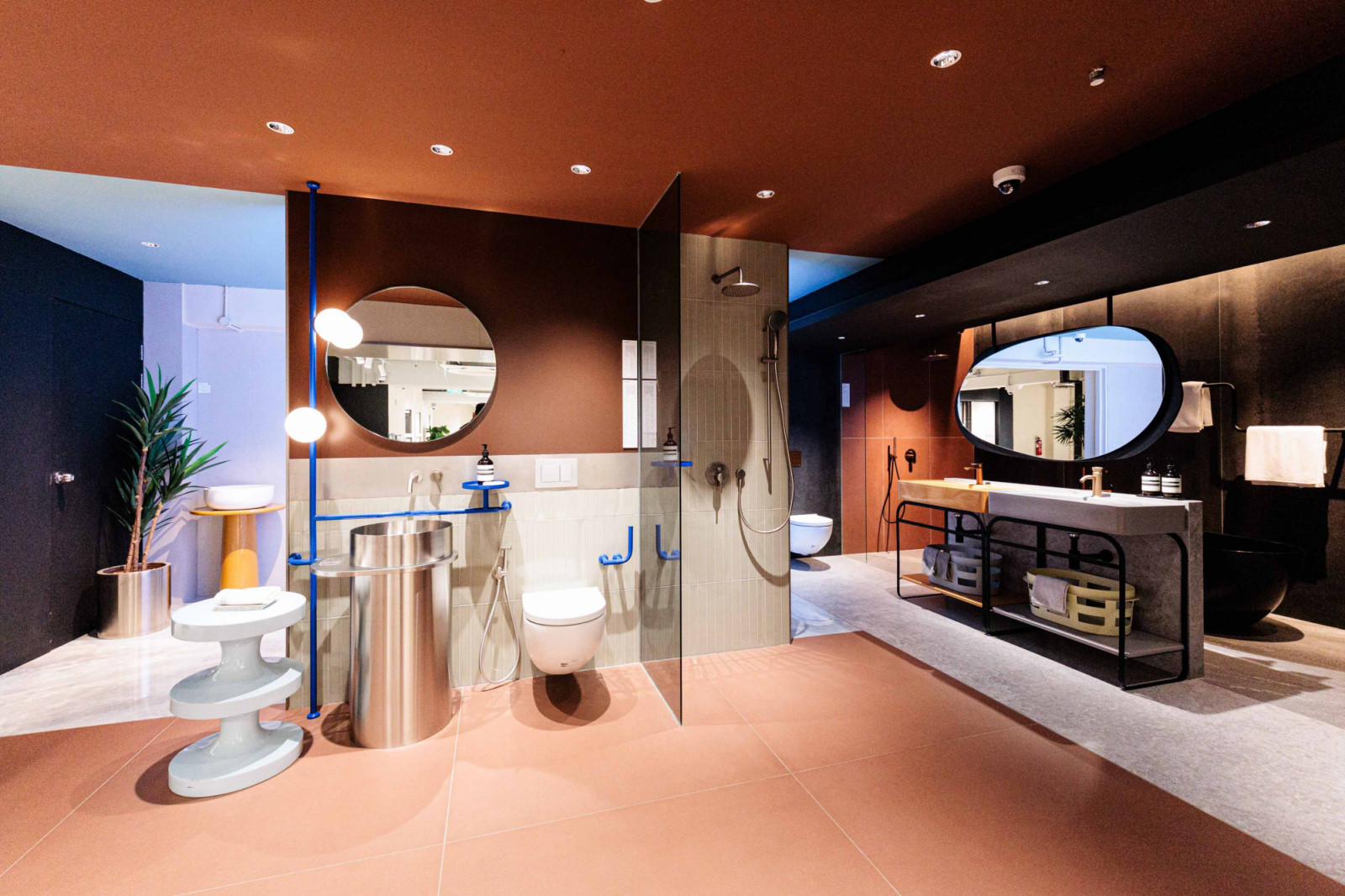 The Hafary Bathroom section of the showroom