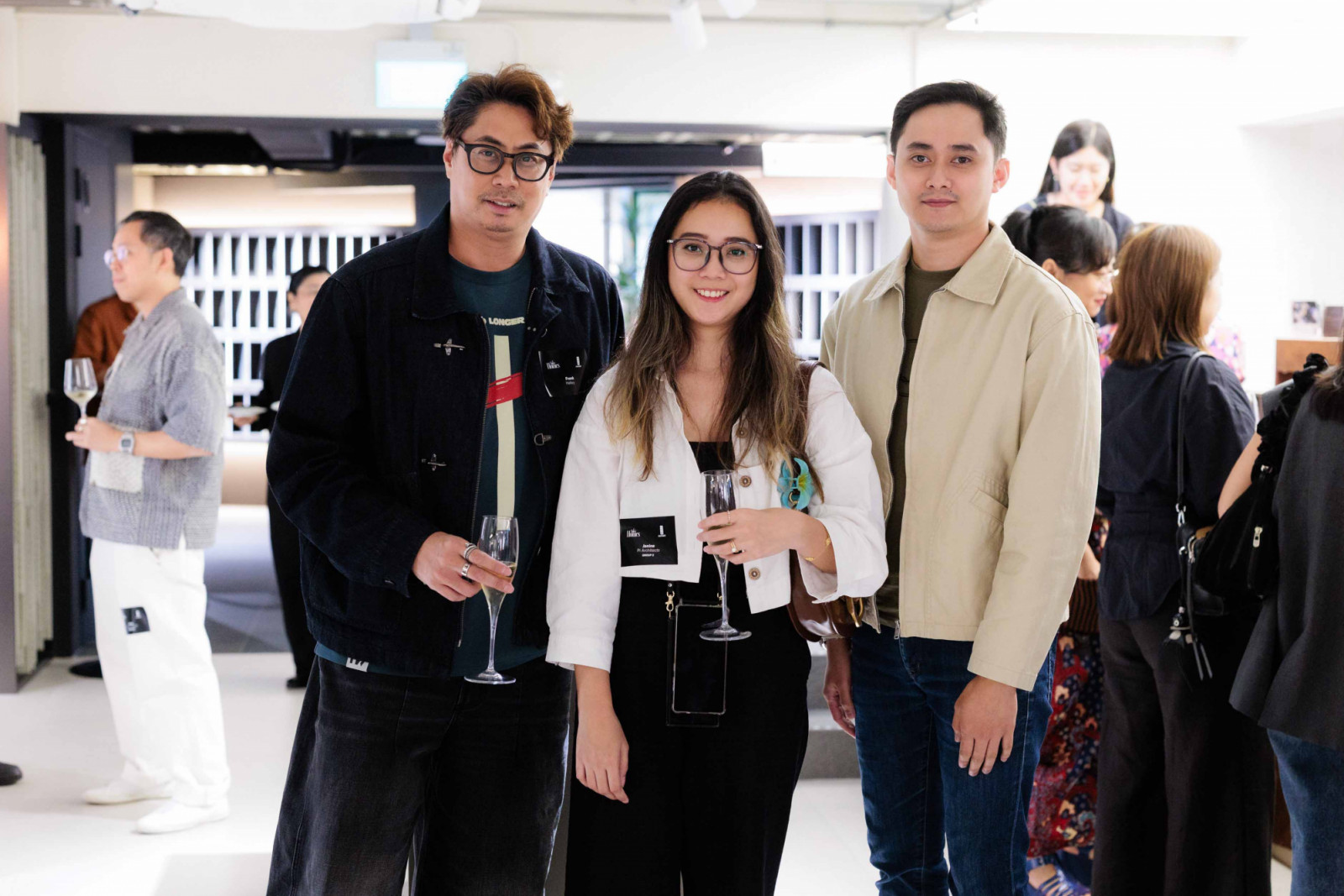 Frank Goh, Janine Ting and Michael Kim Gabaldon