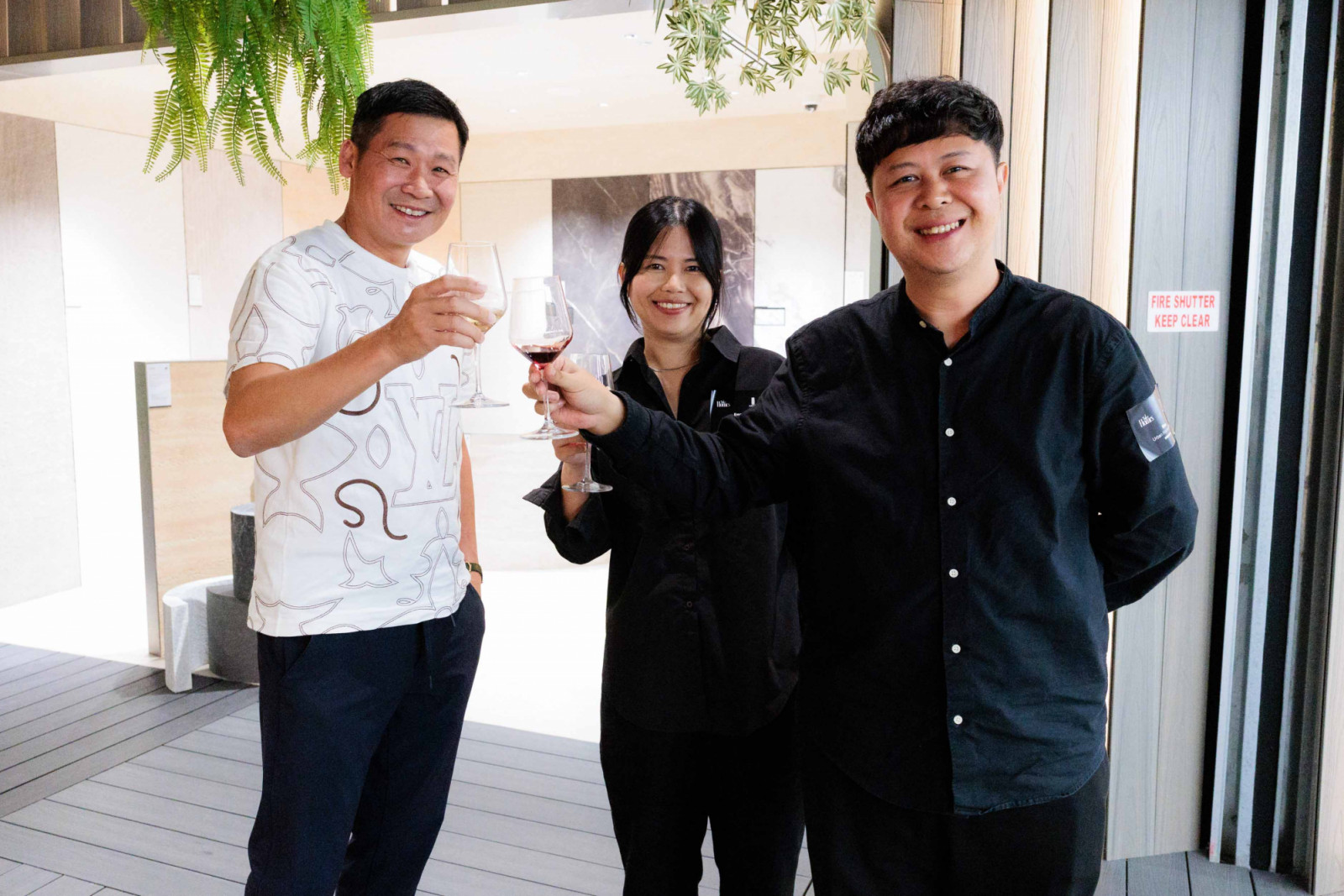 Eric Low, Emma Yii and Ken Wong