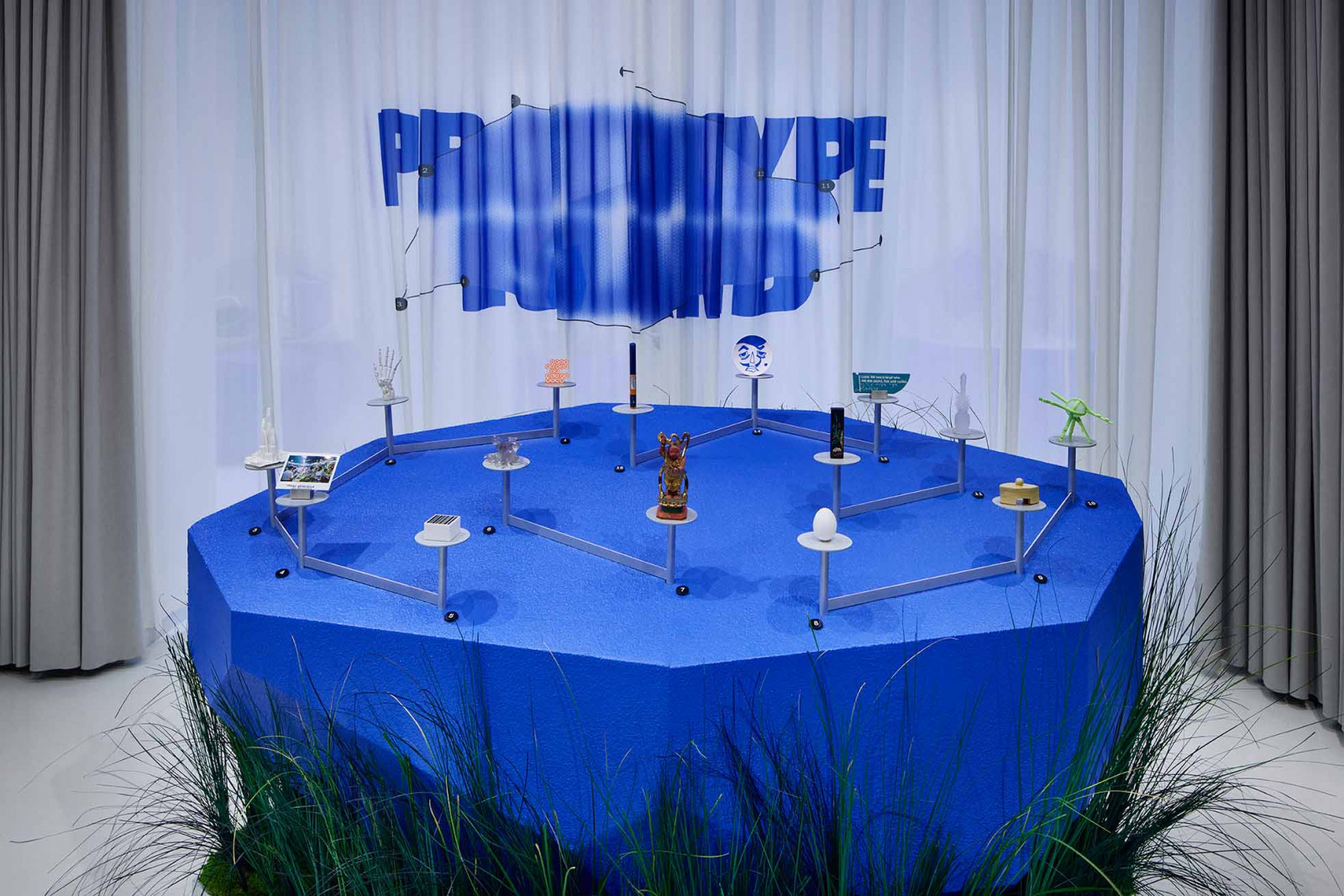 An introductory installation maps Singapore as a living prototype, with models representing all 15 featured projects