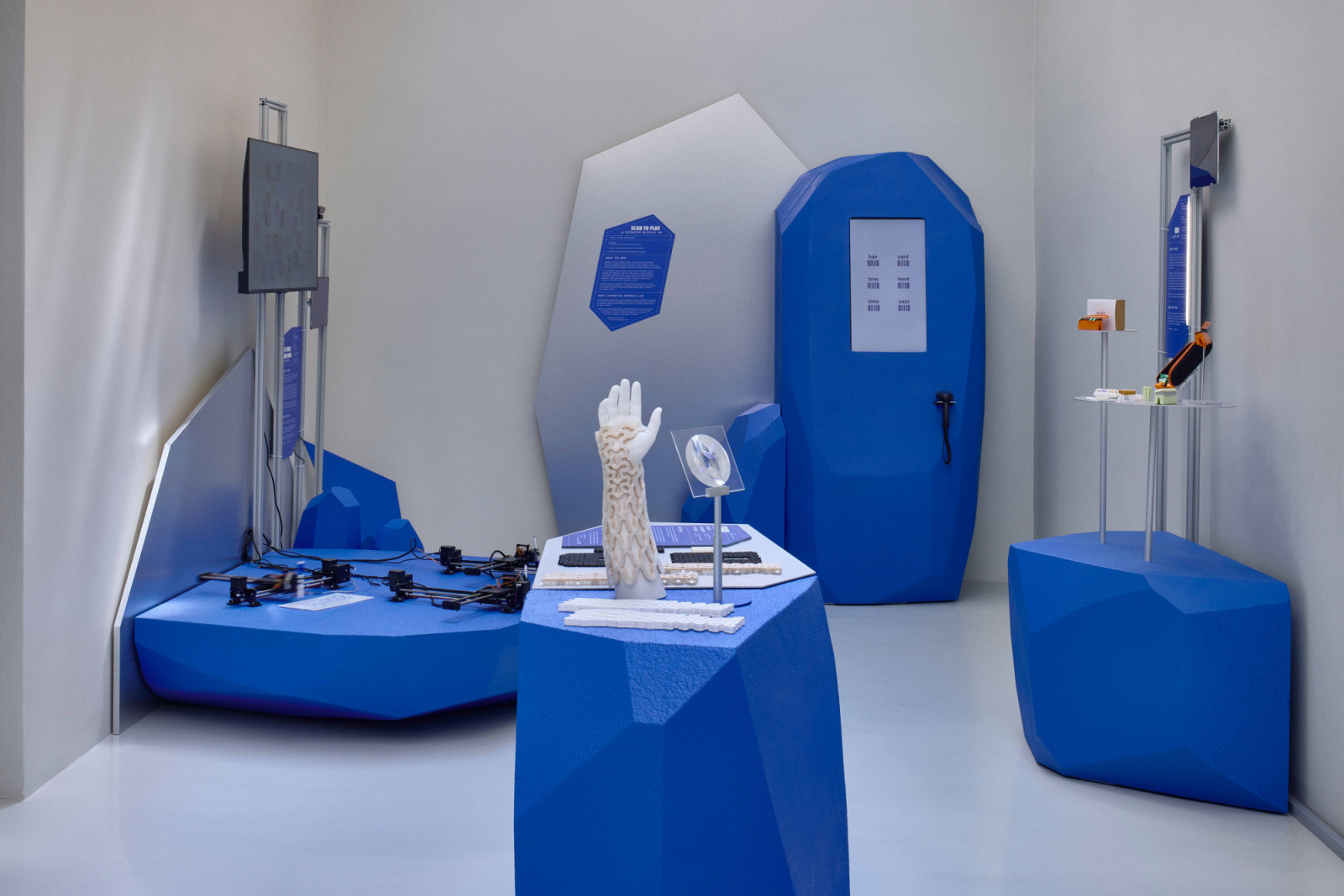 a section of the showcase that includes TessaCast, Nido, Scan to Play and Of Curves and Hands