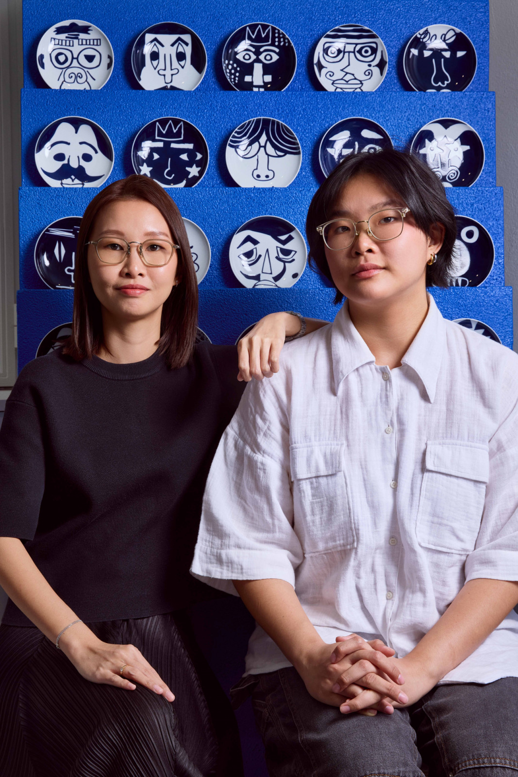 Niki Koh, Edwin Low and Priscilla Tan of Wearesuper with People of the World