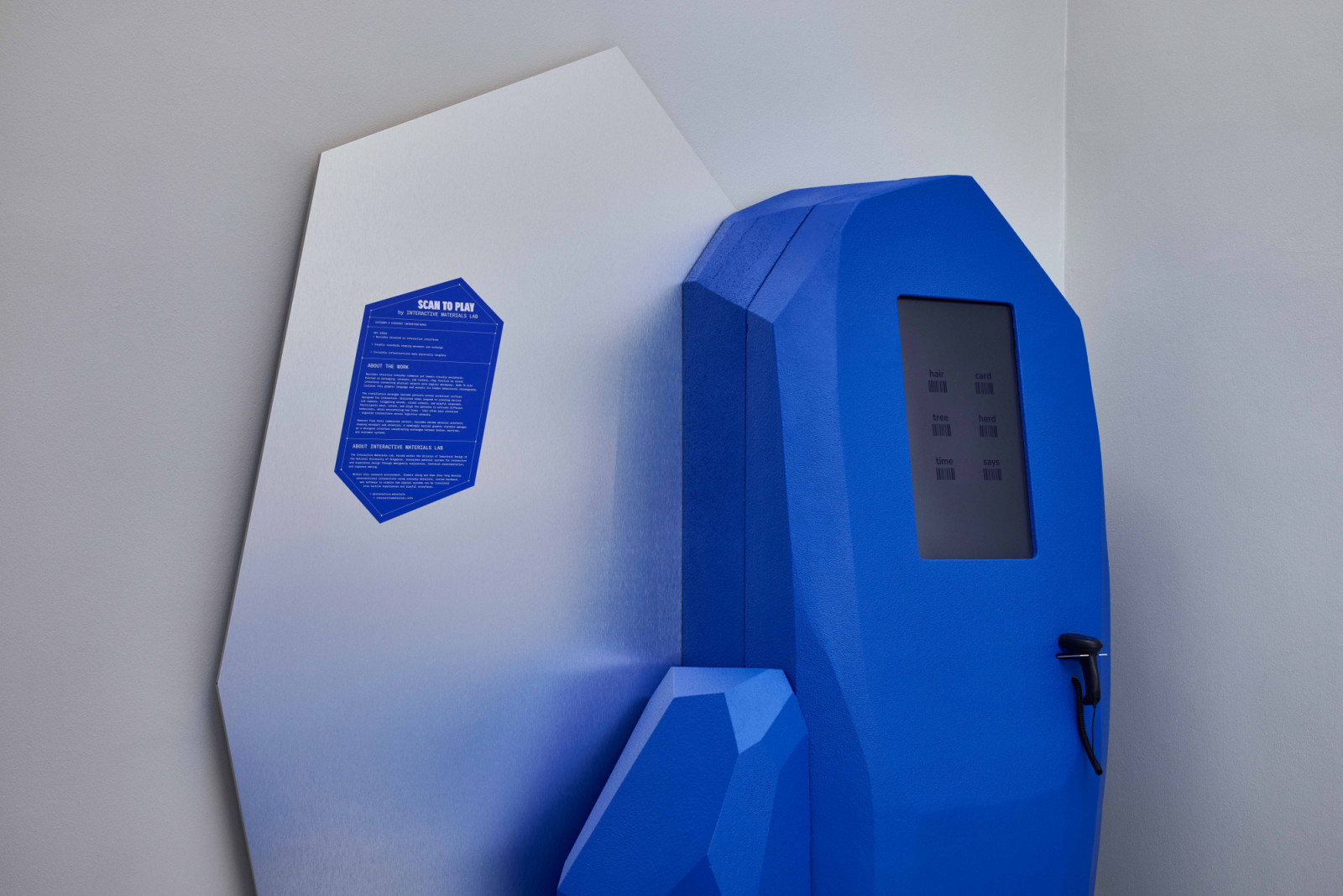 Scan to Play: a playful installation that reframes the everyday barcode as an interactive design object