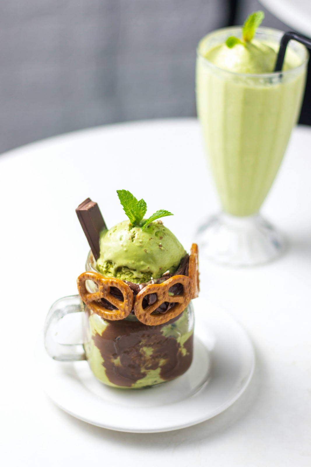 Matcha ice cream sundae (Photo: Nerfee Mirandilla/Pexels)