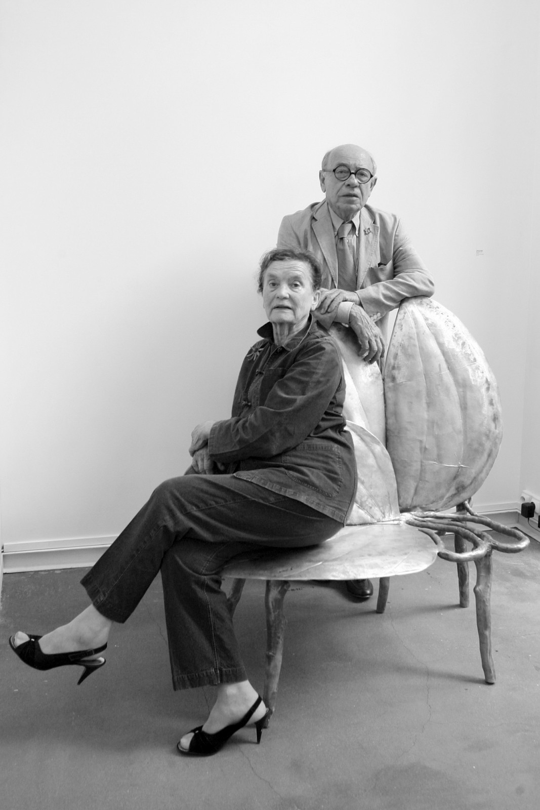 François-Xavier Lalanne與伴侶Claude Lalanne。
(Photo by Luc Castel/GettyImages)