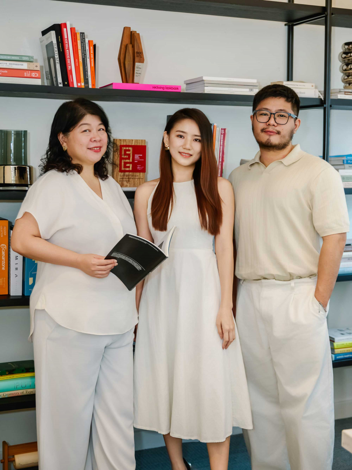 Shermaine Maena Ong, Yann Guo and Darrion Loo