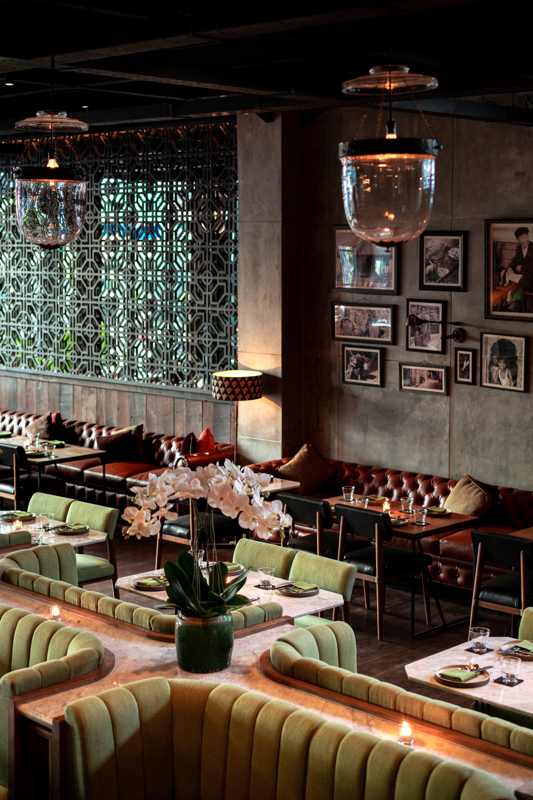 The revamped dining room of Mama San