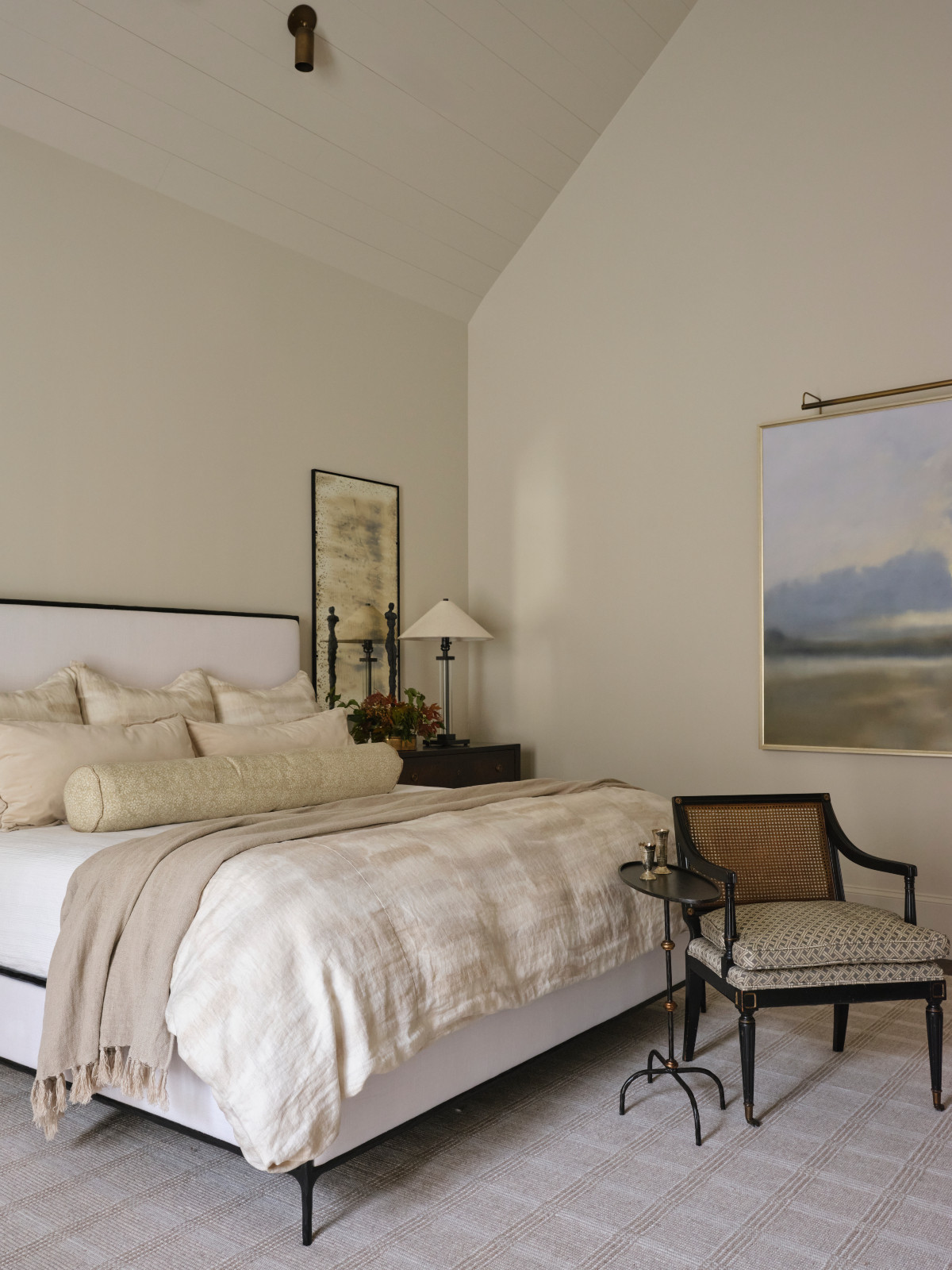 The bedroom of a Mississippi home by Claire Thompson Design