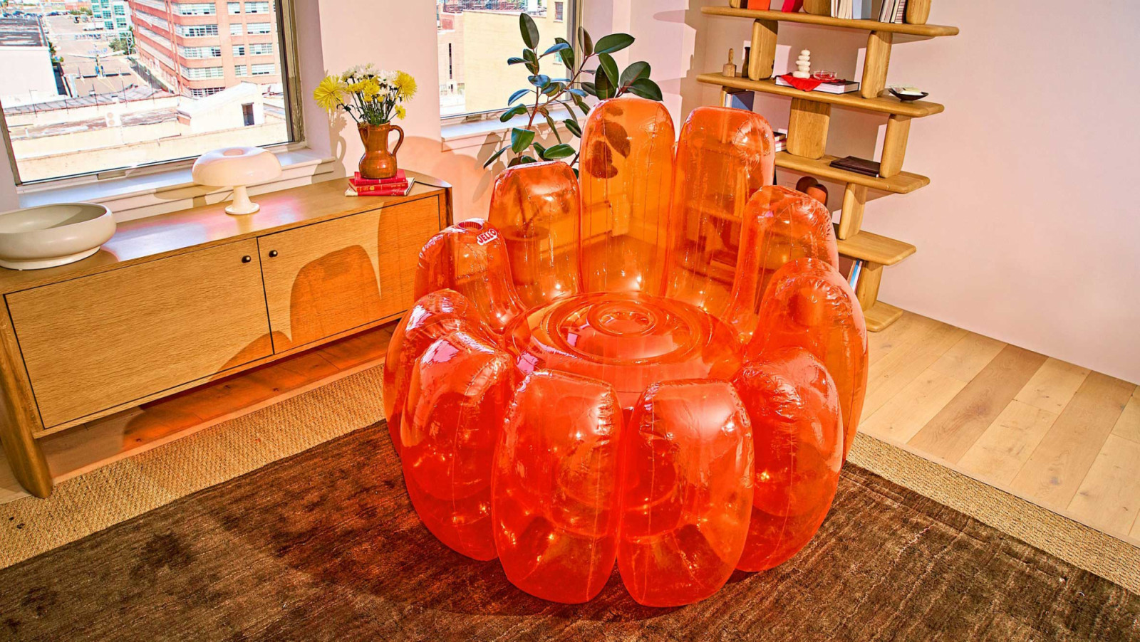 Inflatable furniture has come a long way since its not-so-humble beginnings rooted in 1940s military technology
