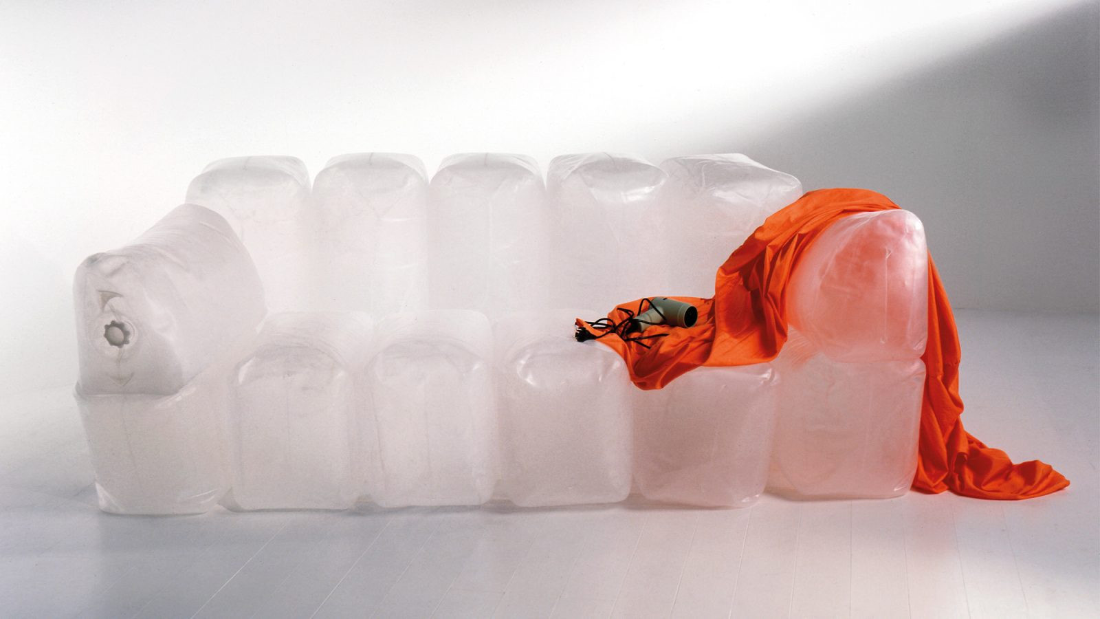 Ikea’s translucent Innerlig sofa (Photo: Ikea Museum)