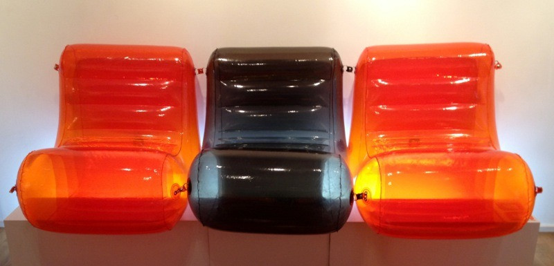 Quasar Khanh’s Apollo chairs (Photo: Mike Jayet for Velvet Galerie)