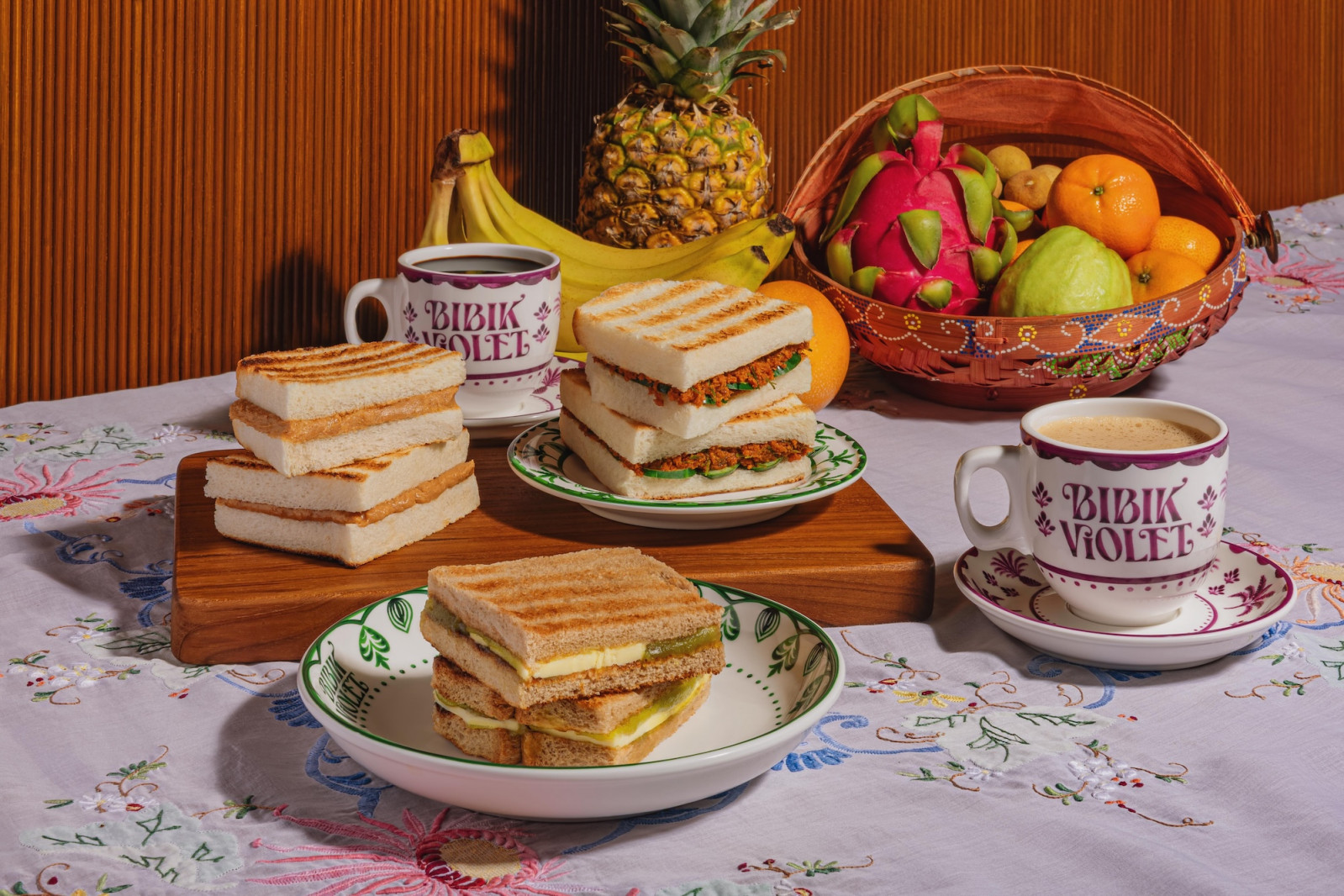 Toast Trio at Bibik Violet, Violet Oon Group’s more casual concept that focuses on more casual, everyday dining