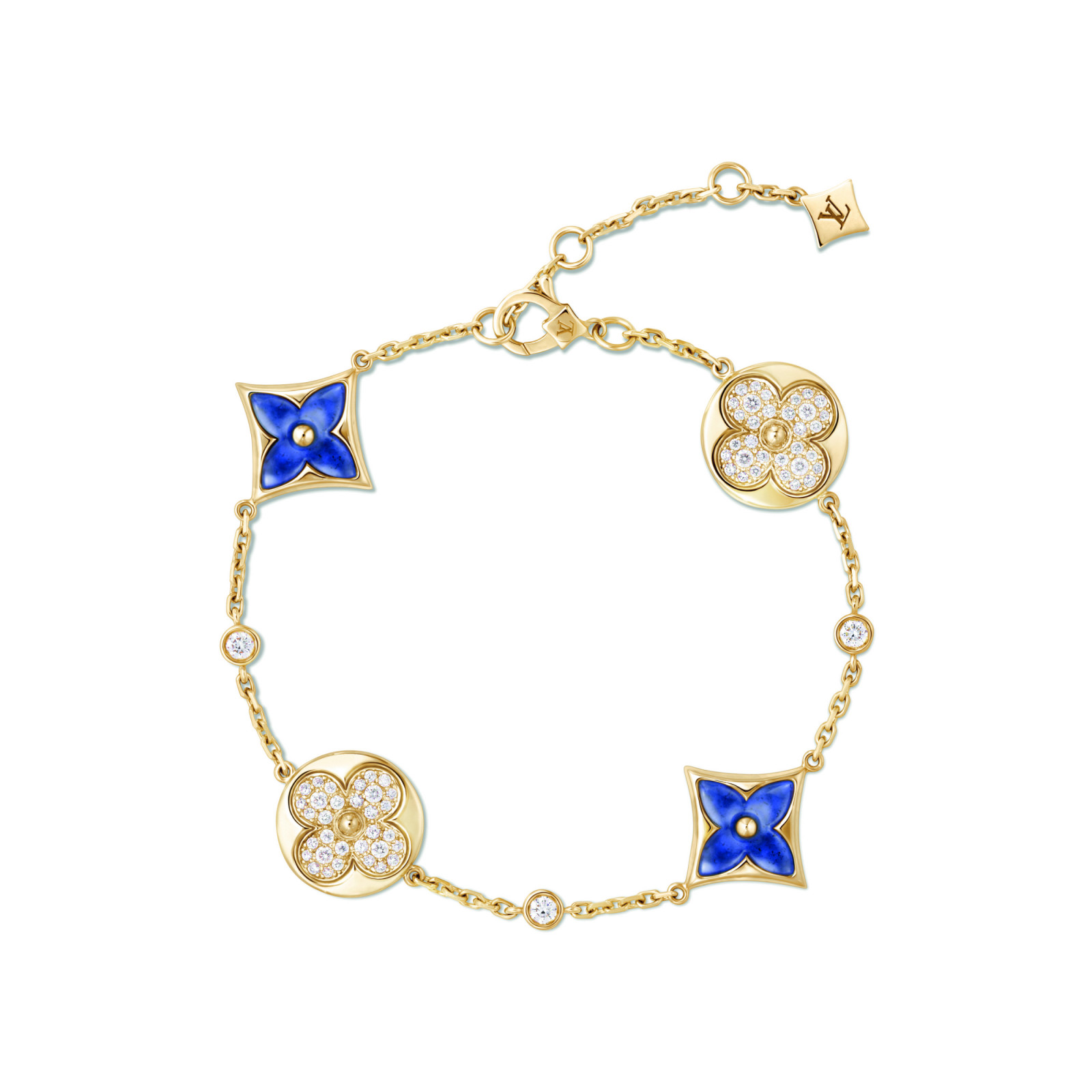 MODELISATION_PACKSHOT_SODALITE QA5318 Q05979 QA5318 BCT 4M C.BLOS.BB OJ AM.DT Q08853 BCT C.CB.4BB DB OJ AZ D FINE CHAIN BRACELET COLOR BLOSSOM wayqoop JEWELRY BCT 4M C.BLOS.BB OJ AM.DT FINE CHAIN BRACELET
