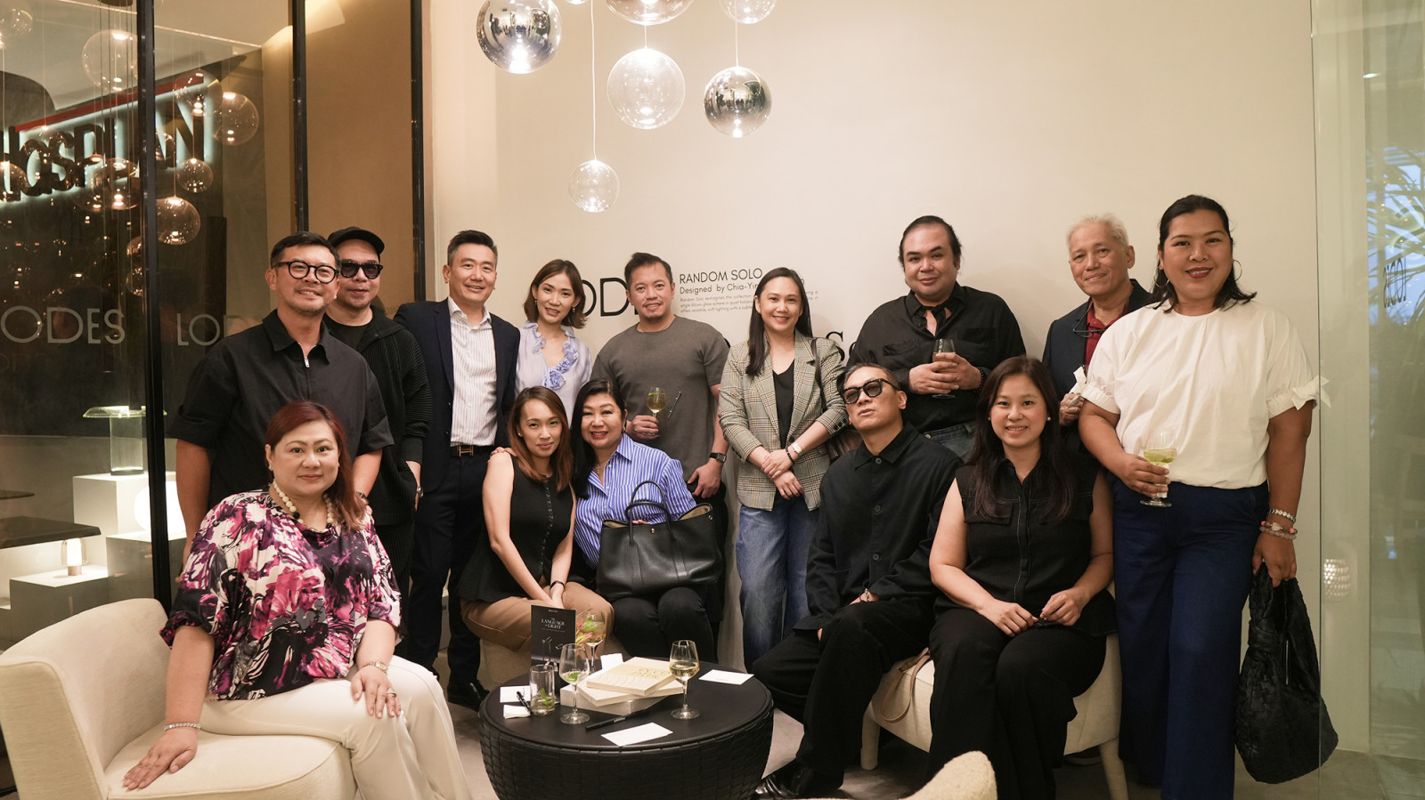 Members of the Philippine design scene gather at the collaborative lighting space of Lodes by The Tile Gallery