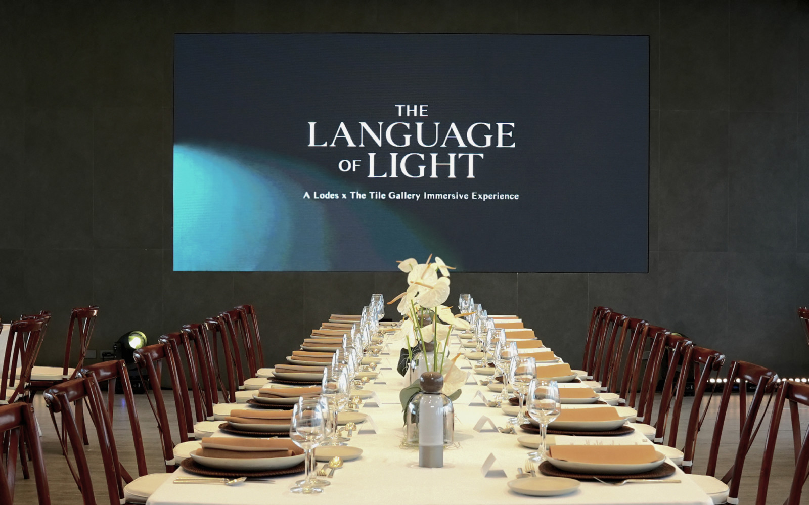 A delightful setup for guests at the roof deck of Sevenscape Events Place at Gallery 7 Design Center in San Juan, Manila