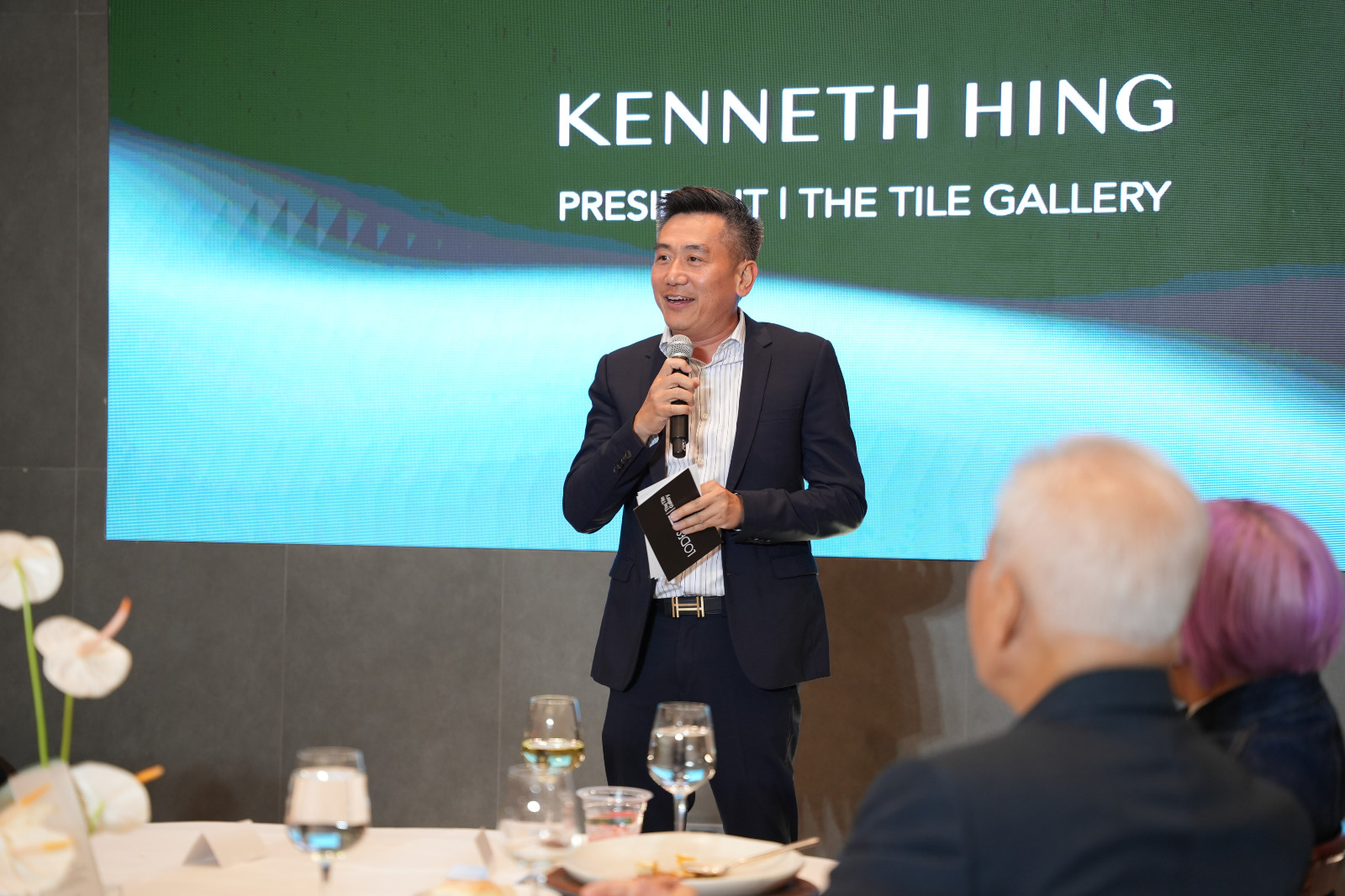 Kenneth Hing, the president of The Tile Gallery