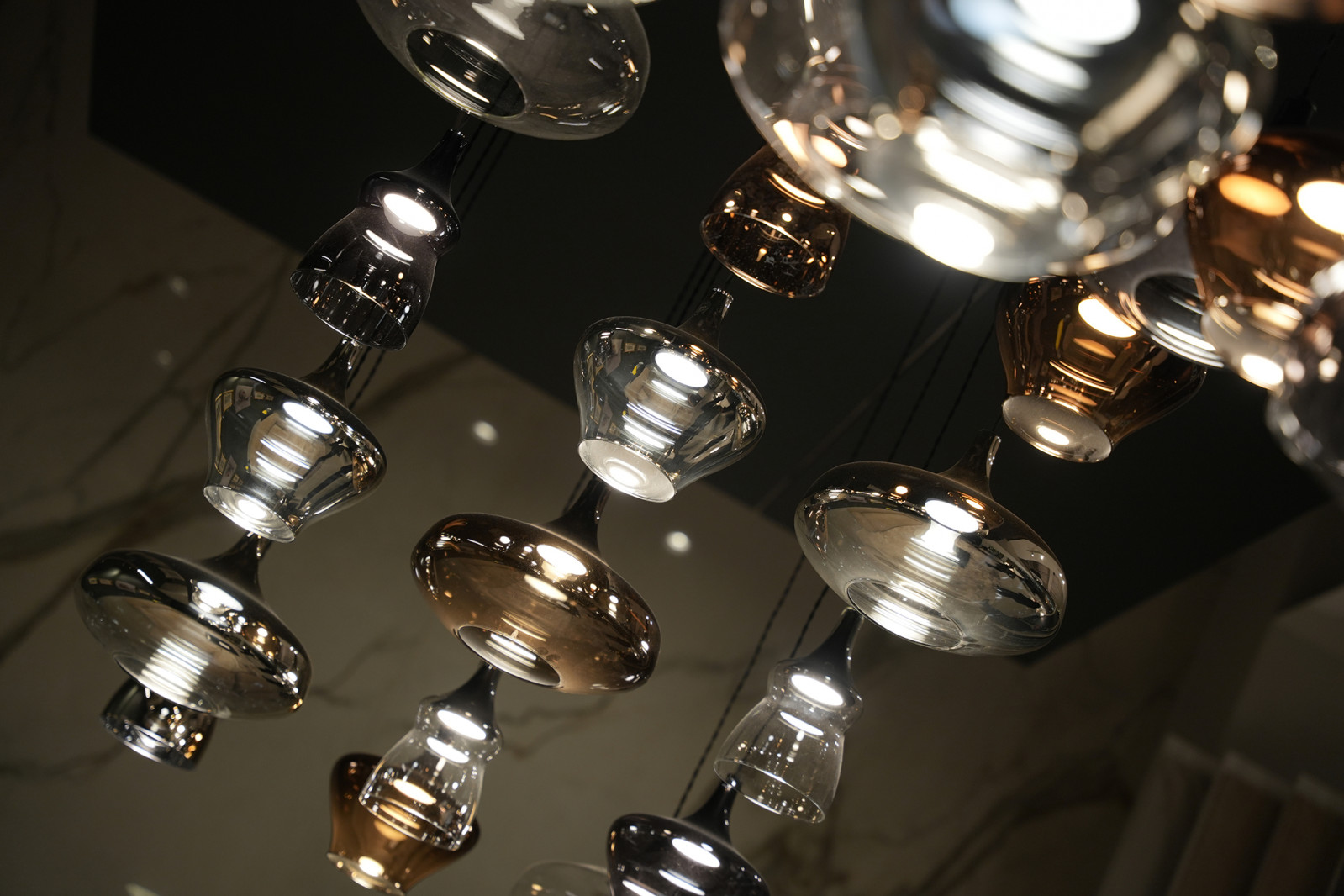 Glimpses of the collaborative lighting space of Lodes by The Tile Gallery