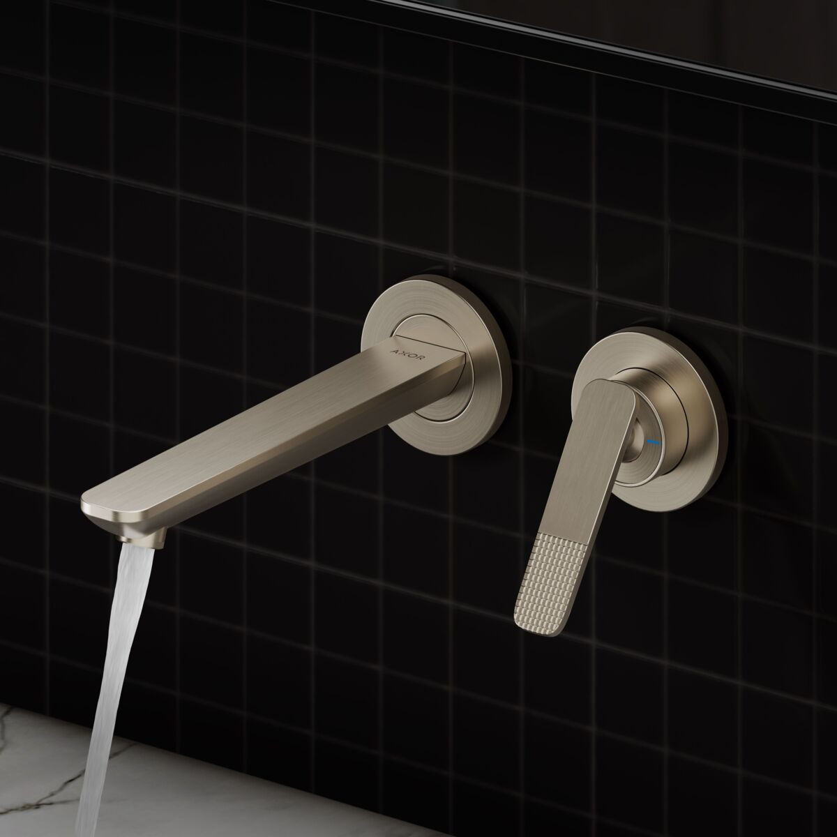 The Japanese bathroom vignette with the AXOR Citterio C collection
