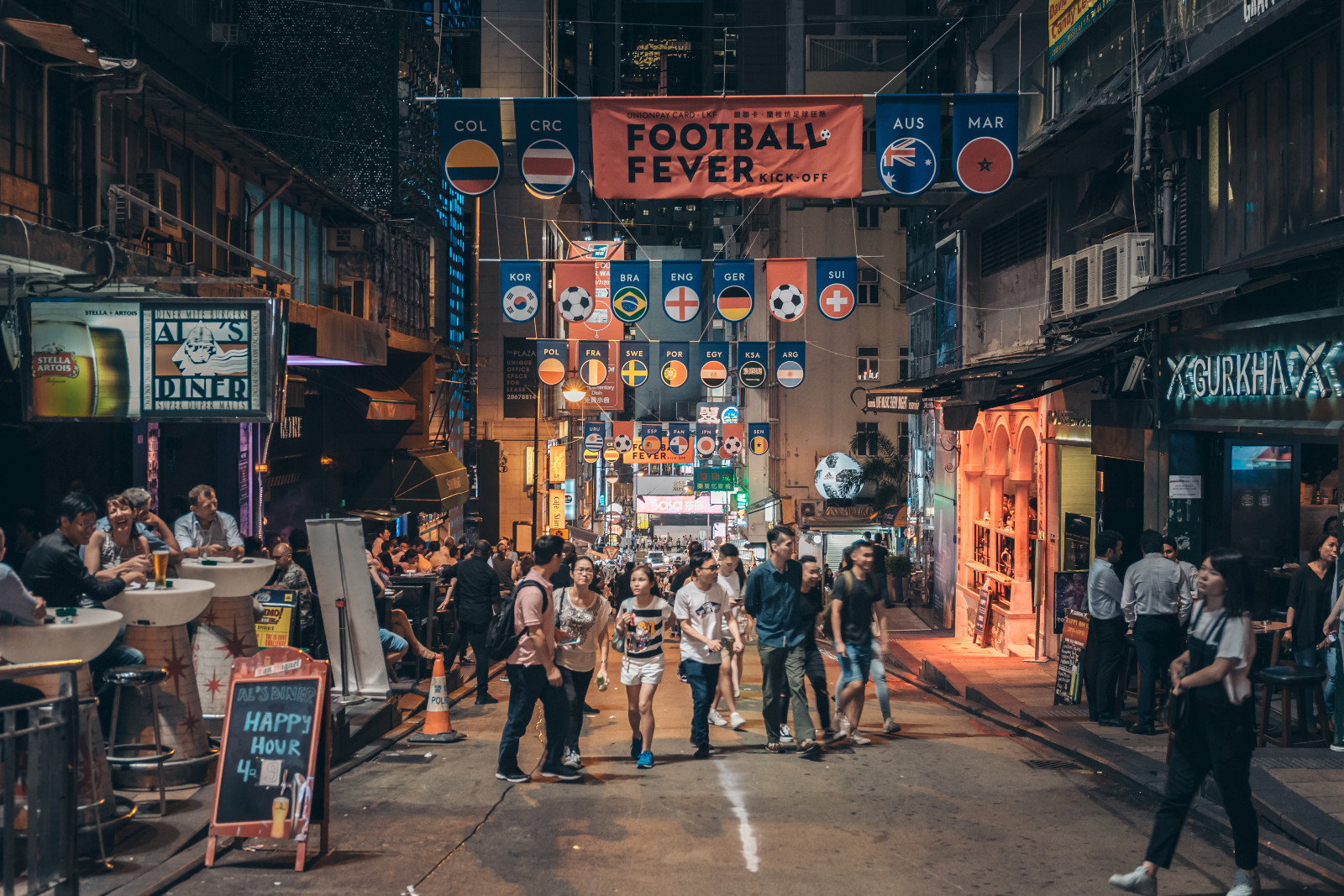 Lan Kwai Fong will put on a festival for the World Cup 2026. (Photo: Getty Images)