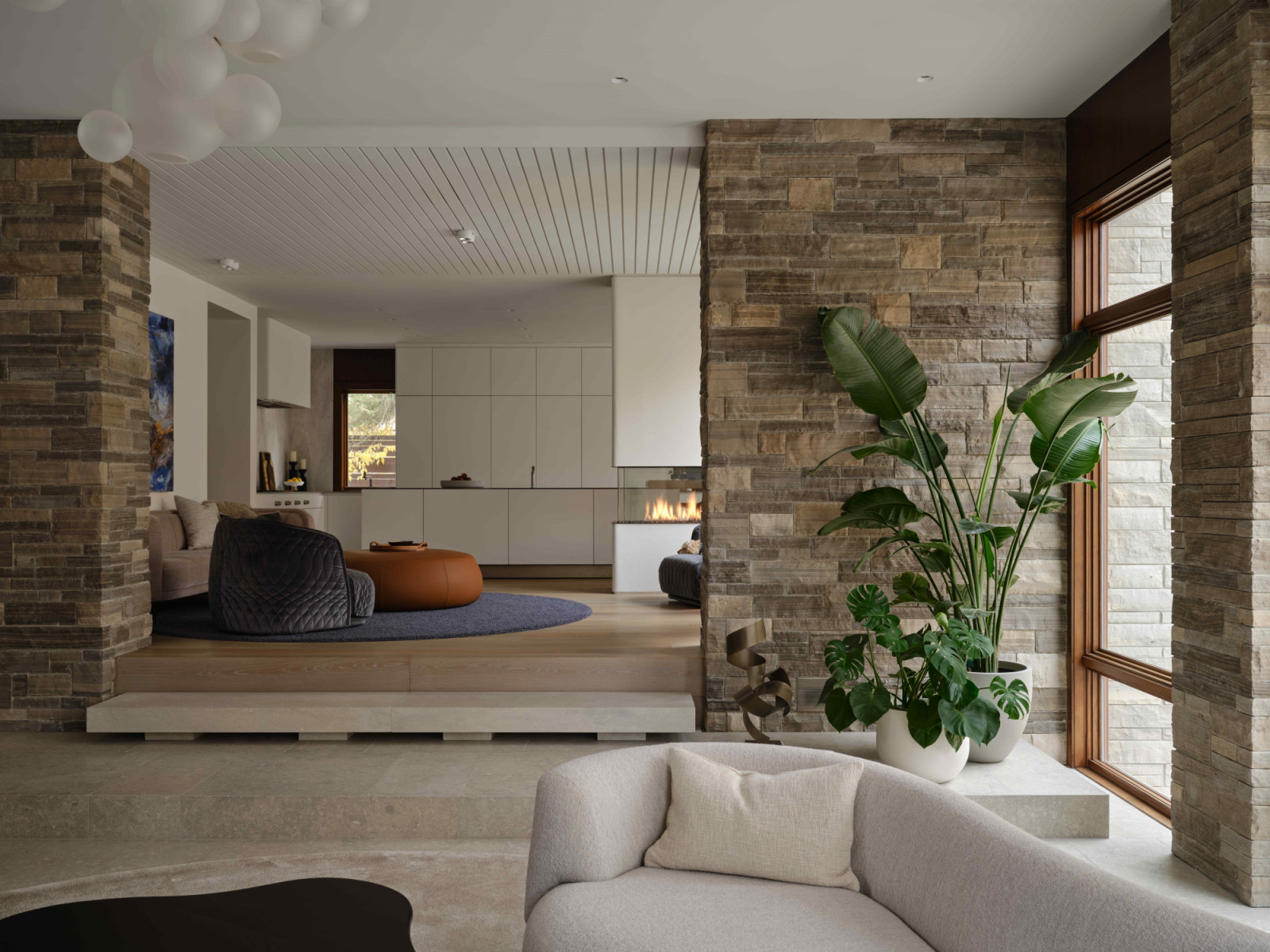 Spaces that felt open and visually connected, but still retained moments of intimacy and comfort