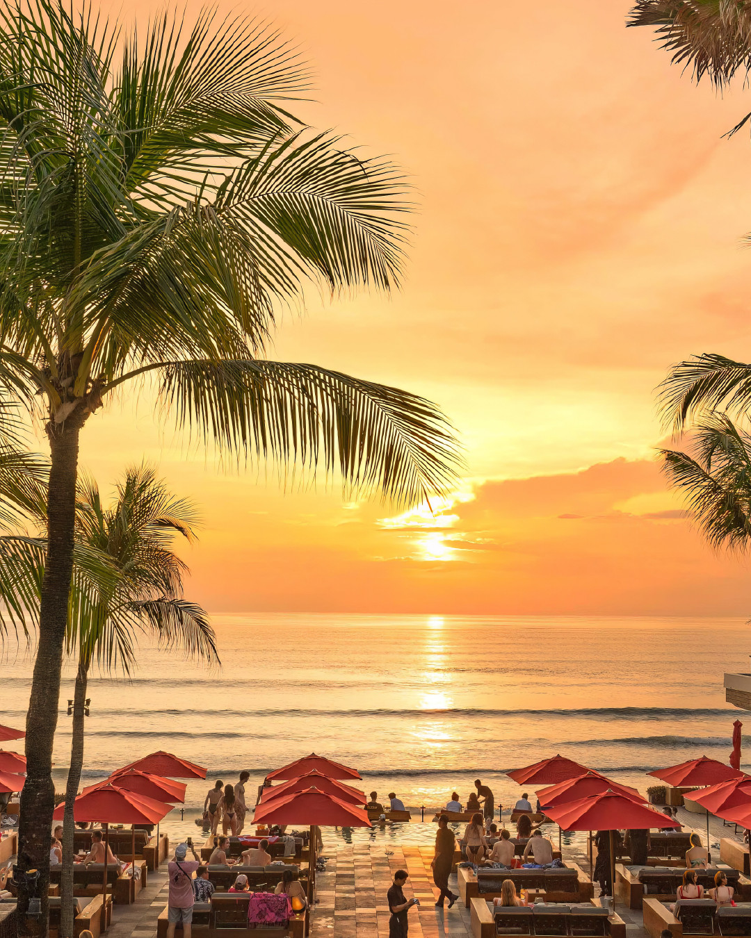The iconic Seminyak sunset at Ku De Ta