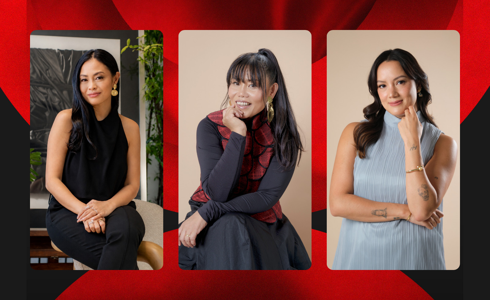 Cyndi Fernandez-Beltran, Pamela Gotangco, Rene Mchugh-Rodrigo