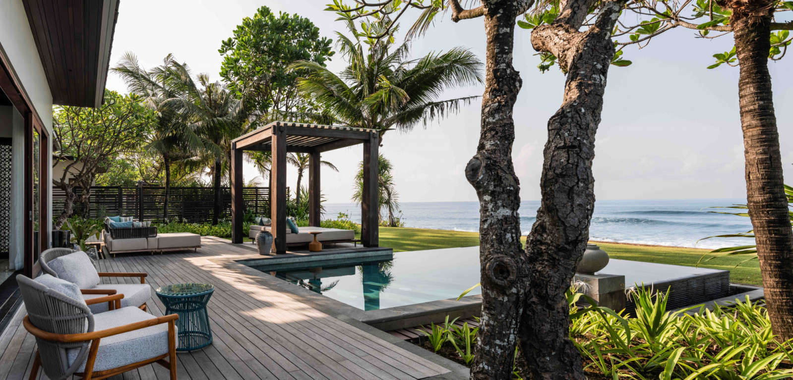 One of the beachfront villas at Regent Bali Canggu
