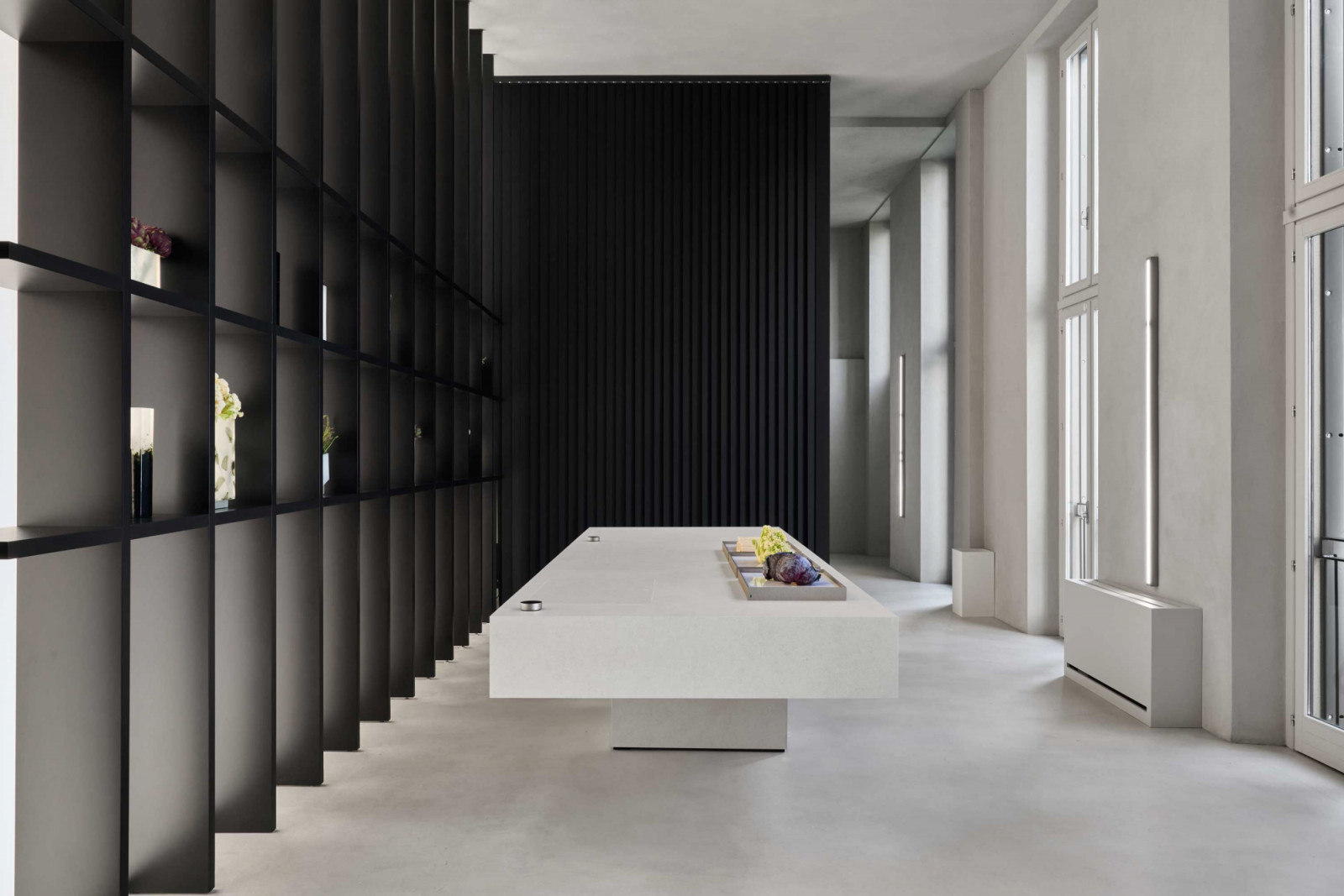 The Integra invisible induction system at V-ZUG Studio Milano