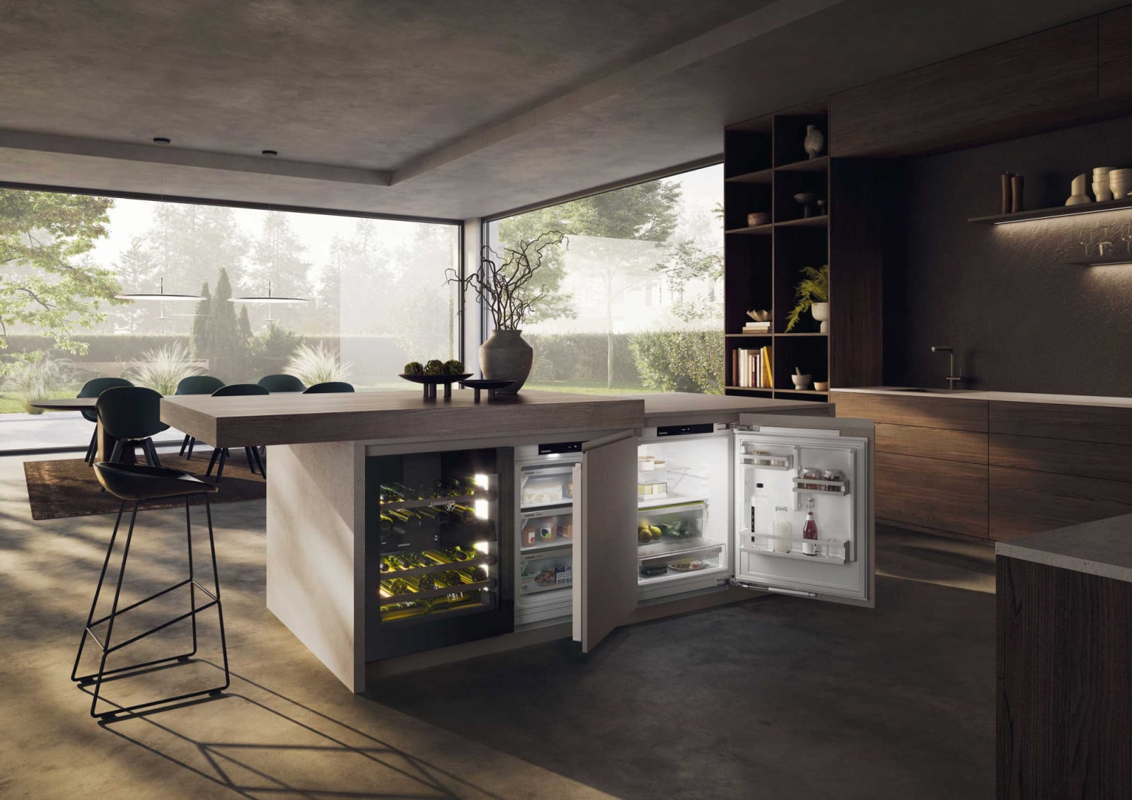 Liebherr’s under-counter wine chiller and fridge