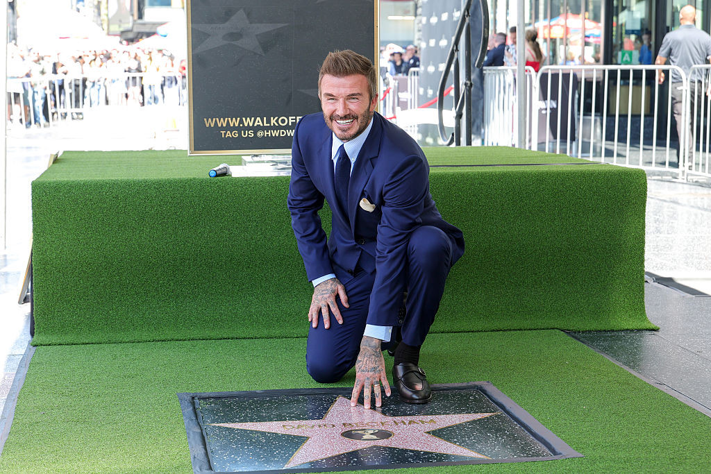 Sir David Beckham attends his Hollywood Walk of Fame star ceremony in Hollywood, California. (Photo: Getty Images)