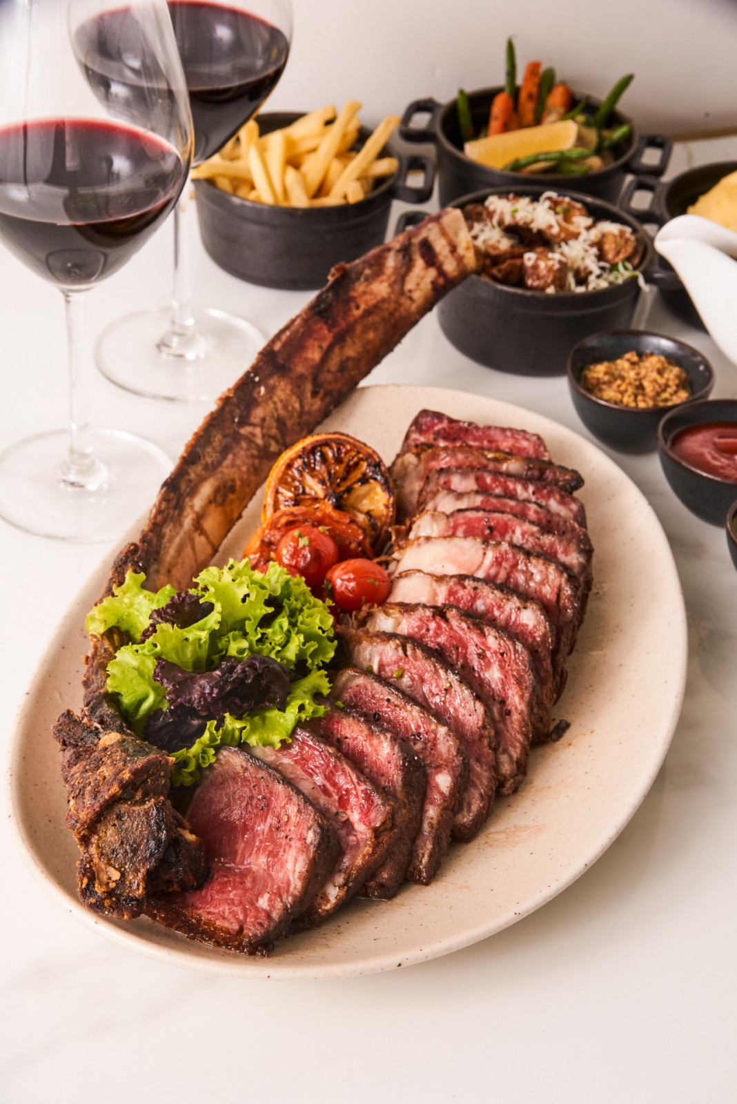 Tatler Dining - Best Steakhouses - Best Steak Restaurants in Manila - Where to eat for Father’s Day - Bondi & BourkeMB5 Australian Wagyu Tomahawk 1.5kg
