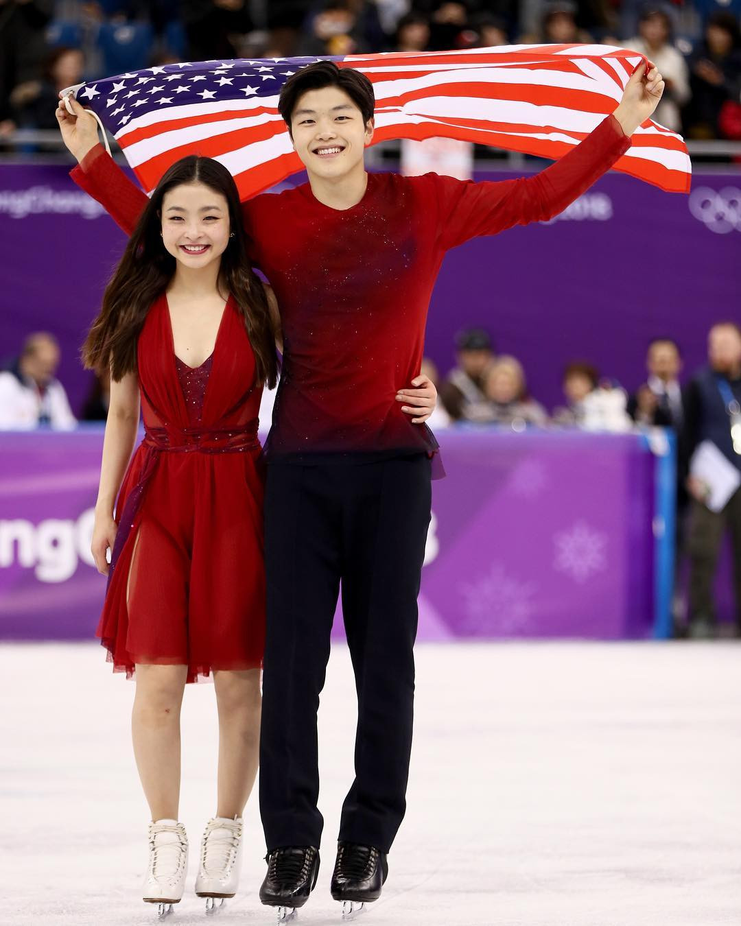 The Sibutani siblings at the 2018 Winter Olympics (Photo: Instagram / @shibsibs)
