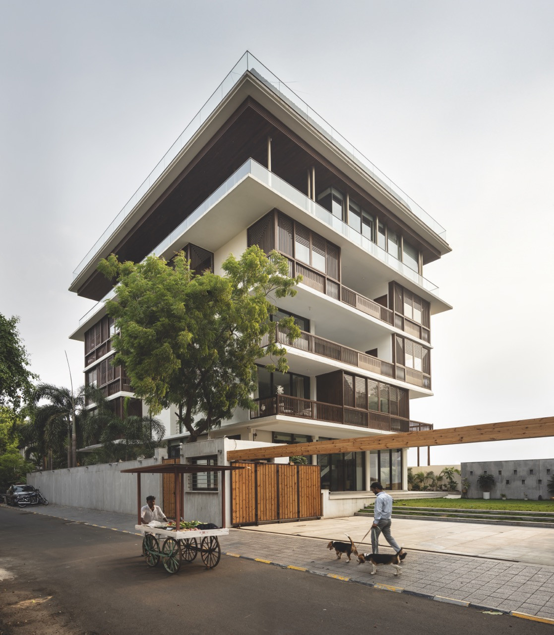 The Light House is an imposing structure amid its dense Nagpur neighbourhood